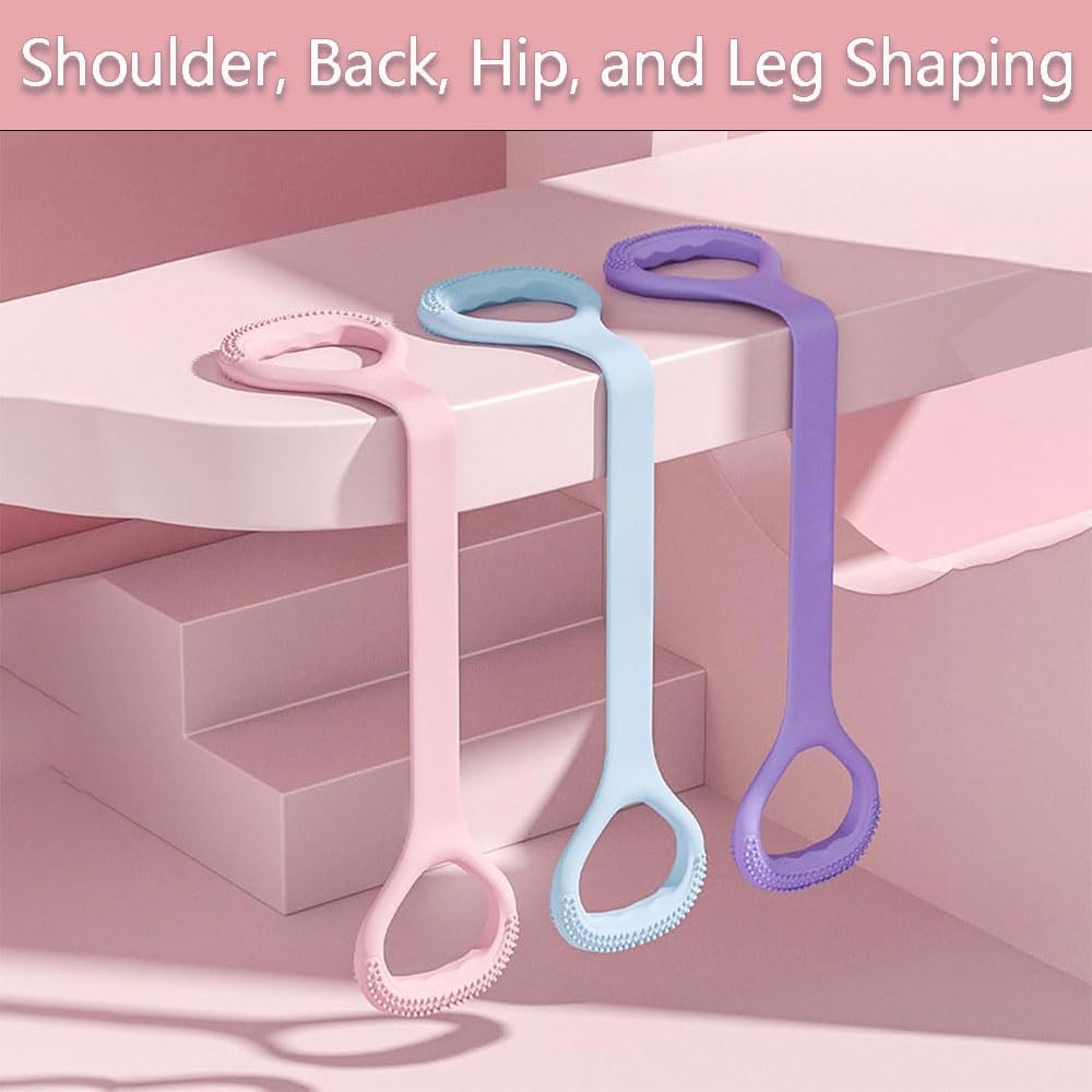 Figure 8 Resistance Band for Women, Elastic Chest Expander Stretch Band, Open Back Tension Rope, Home Fitness Yoga Pull Rope for Back, Shoulder and Arm Training image number 5