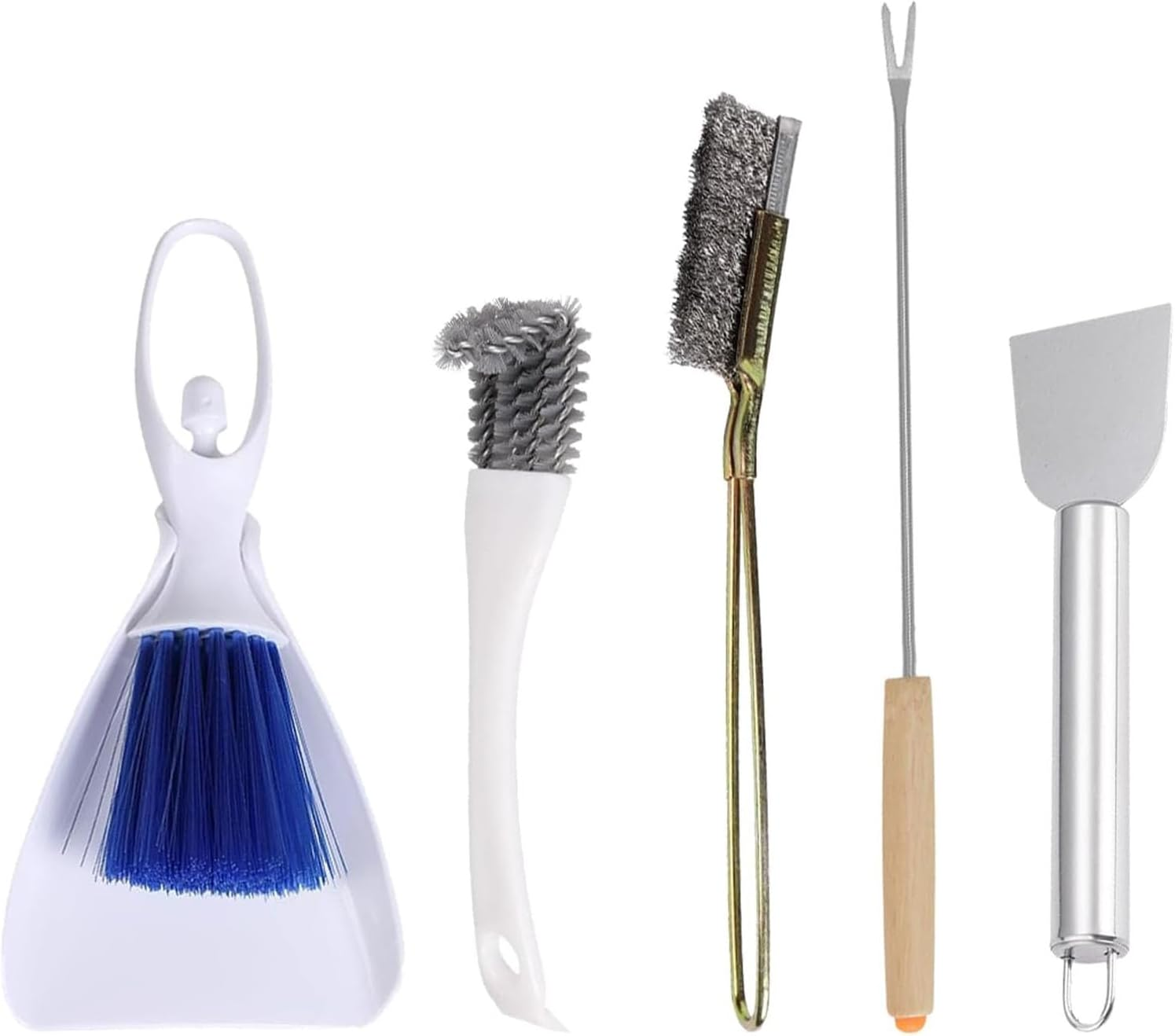 5-Pack Stainless Steel Bird Cage Cleaners &ndash; Poop Scooper for Parakeets, Small Animals &ndash; Easy Cage Cleaning Accessories image number 4