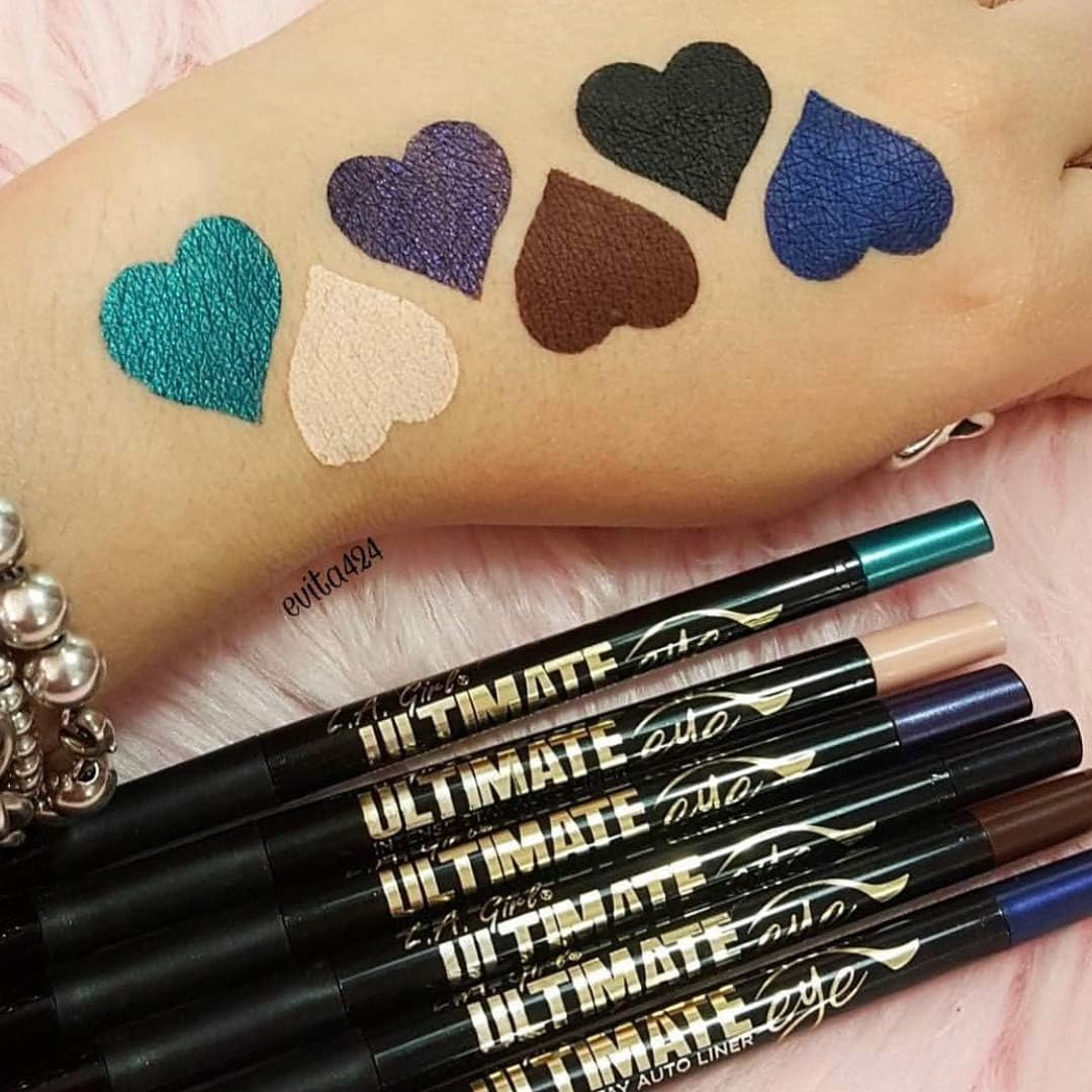 LA Girl Ultimate Intense Stay Auto Eyeliner, Deepest Brown - Black / Black image number 5
