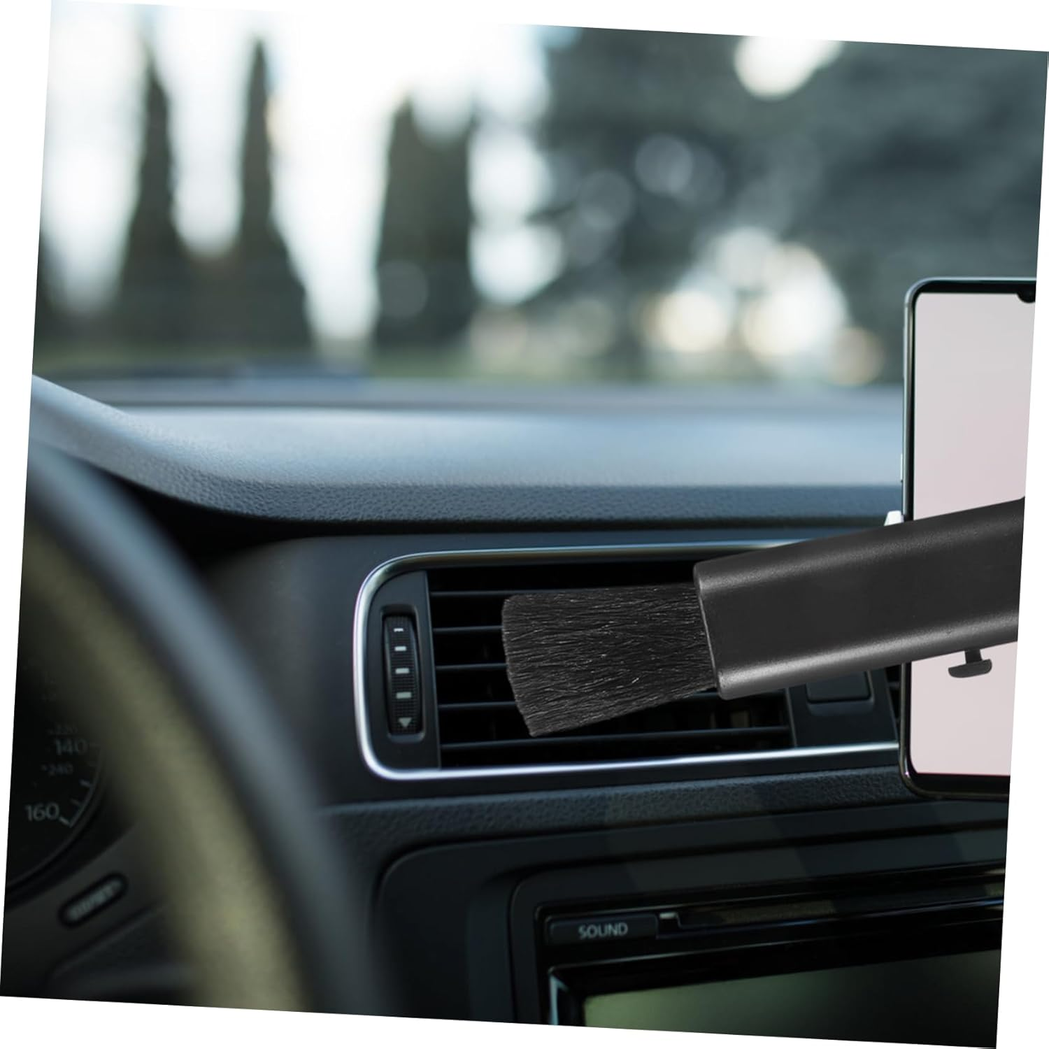 OSOLADY Car Interior Dusting Brush Soft Bristles for Efficient Cleaning Stylish Design for Automotive Detailing Essential Tool for Car Maintenance and Interior Care image number 2