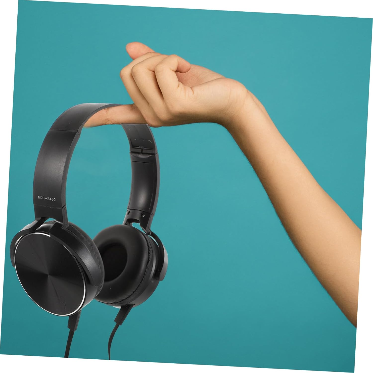 Kisangel Portable Noise Reduction Stereo Headphones with Microphone Wired Headset for Computer Gaming and Home Use Black On-Ear Headphones