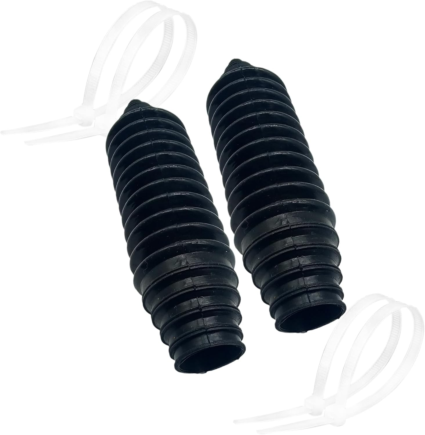 Carmoeignin Universal Silicone Rack and Pinion Steering Boot with Cable Ties,Fit Almost Any Vehicle,Stretchable,Tensile Resistance (Black) image number 3