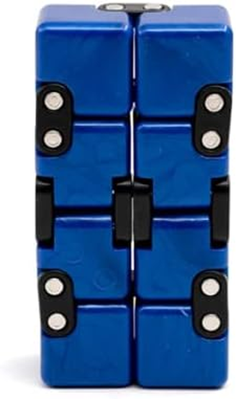 Cuberspeed Qiyi Infinity Cube Fidget Toy Puzzle,Cool Texture Artistic and Fashion Mini Fidget Toy for Stress and Anxiety Relief Blue Fidget Infinity Cube - Green image number 2