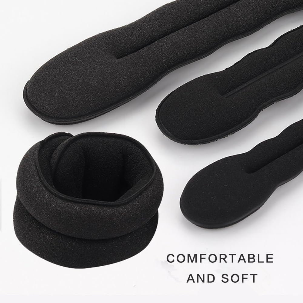 Visxcnu Pack of 4 Magic Hair Buns, 2 Large and 2 Small, Hair Bun Maker, Upgraded Hair Holder, Sponge Clips, Hair Styling Doughnut Bun Hair Twist Curler Donut Tools