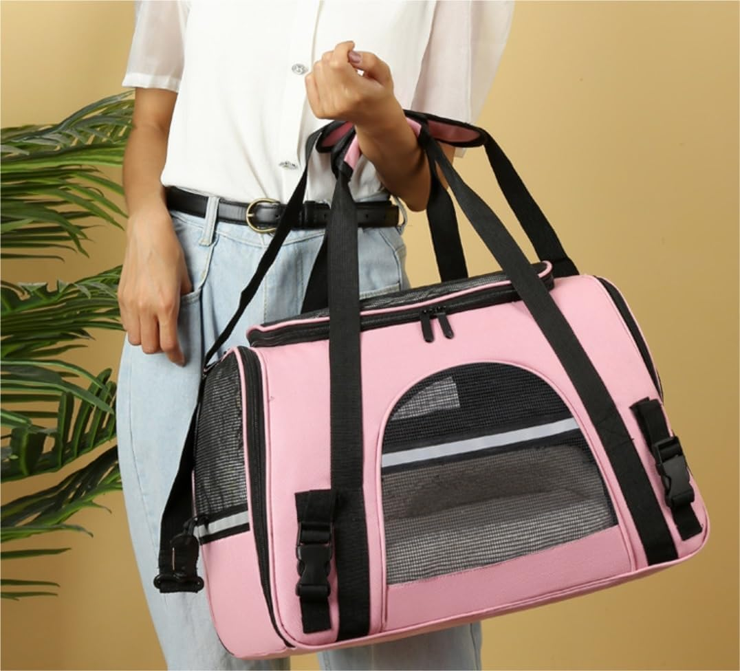 Cat Carrier Pet Carrier Small Dog Carrier Pet Bag Outdoor Cat Small Dog Backpack Tool Travel Carry on Backpack for Travel Dog Carrier Bag Cat Bag Pet Carrier Bag (Color : D, Size : 43 * 25 * 28Cm) image number 3