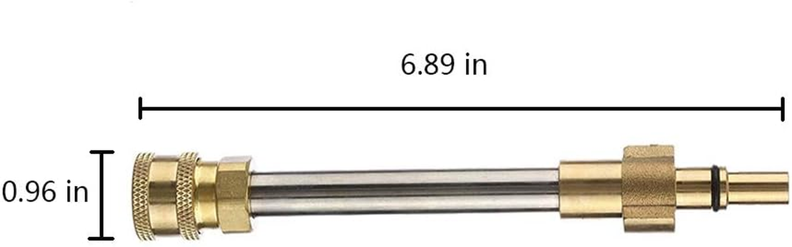 Stone Banks Pressure Washer Adapter,For Bosch AQT to 1/4'' Quick Connect, Pressure Washer Spary Wand Couple, Snow Foam Lance Adapter Foam Cannon Gun Adapter image number 1