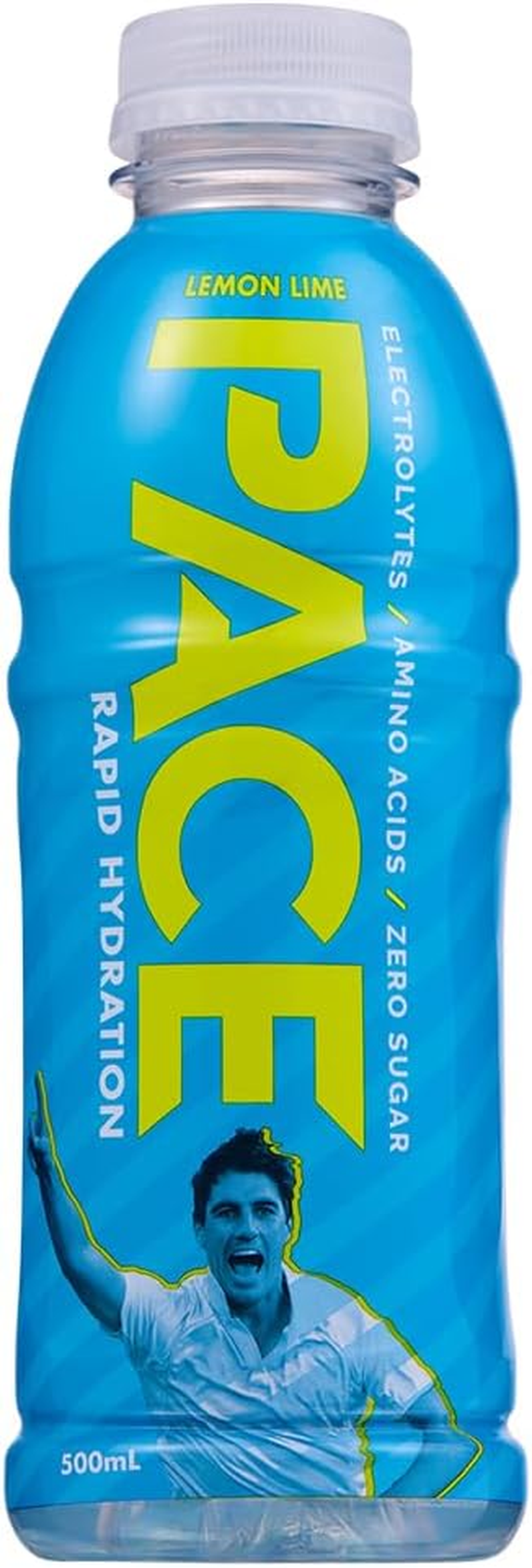 Pace Rapid Hydration &ndash; Lemon Lime &ndash; Natural and Zero Sugar &ndash; 12 X 500Ml Bottles image number 1