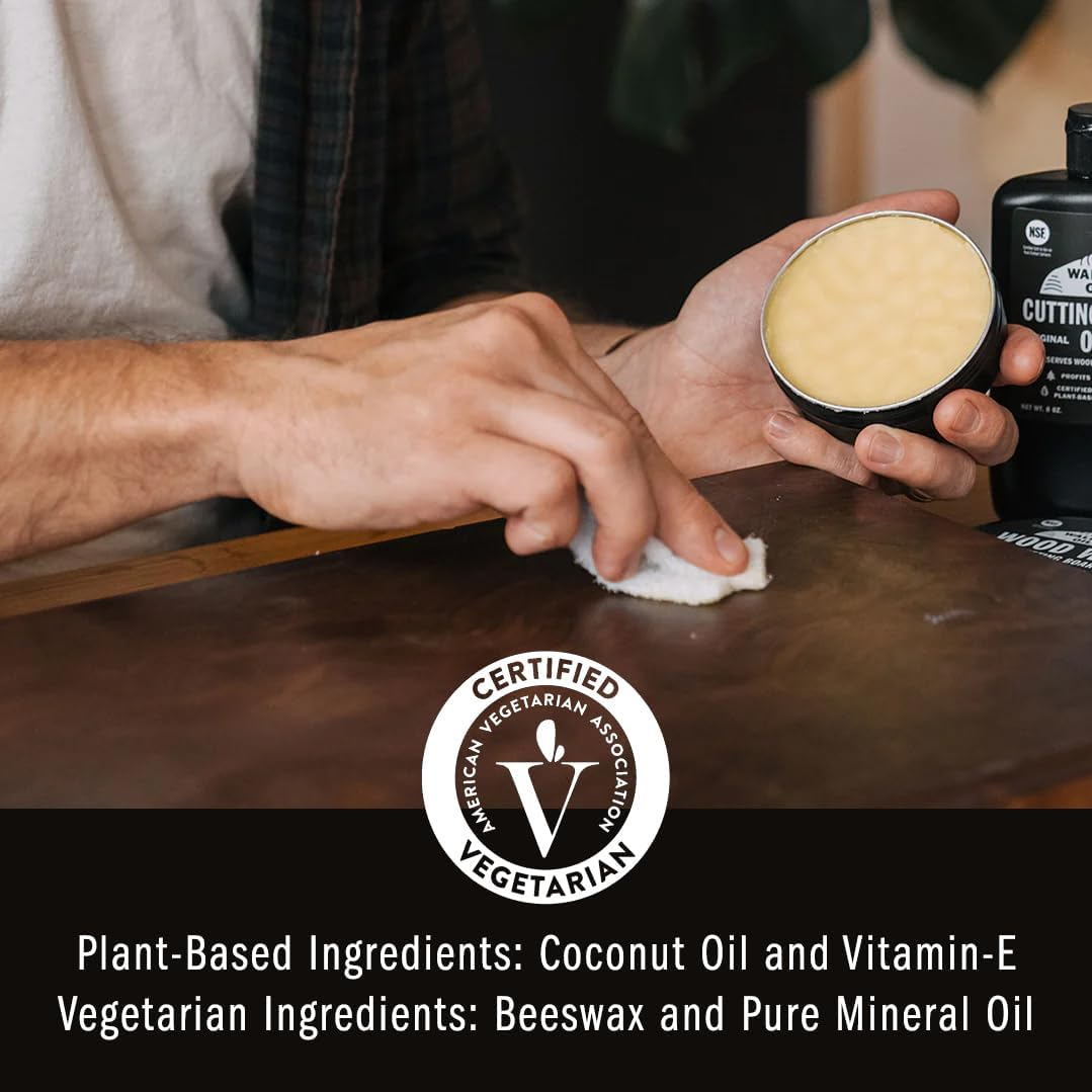 Walrus Oil Wood Wax, 3 Oz Can, FDA Food-Safe, Cutting Board Wax and Board Cream image number 2
