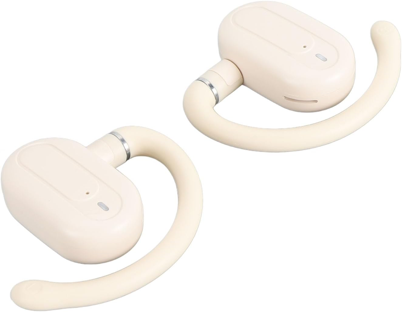 Dpofirs Open Headphones, Wireless, IPX7 Waterproof, with Microphone, for Long Periods of Time during Training [Touch Control] (Warm Yellow) image number 3