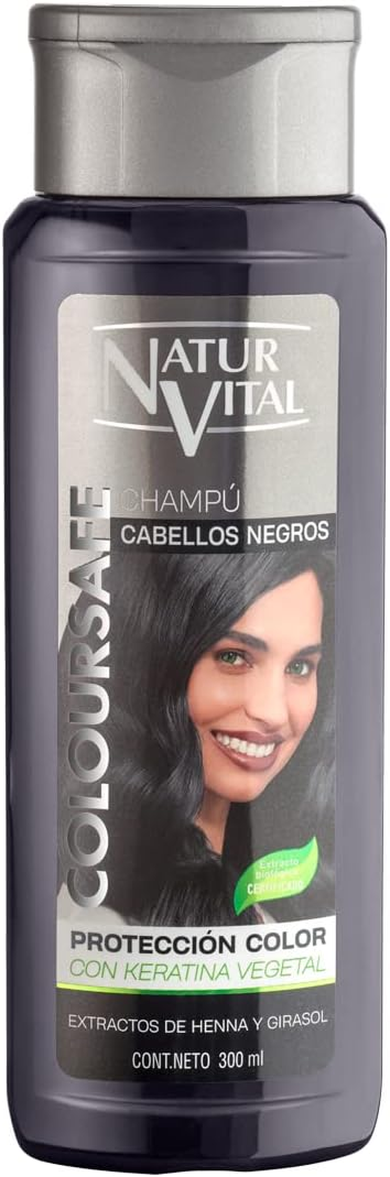Hair Shampoo Henna Black - Colour and Shine - 300 Ml / Natural & Organic image number 1