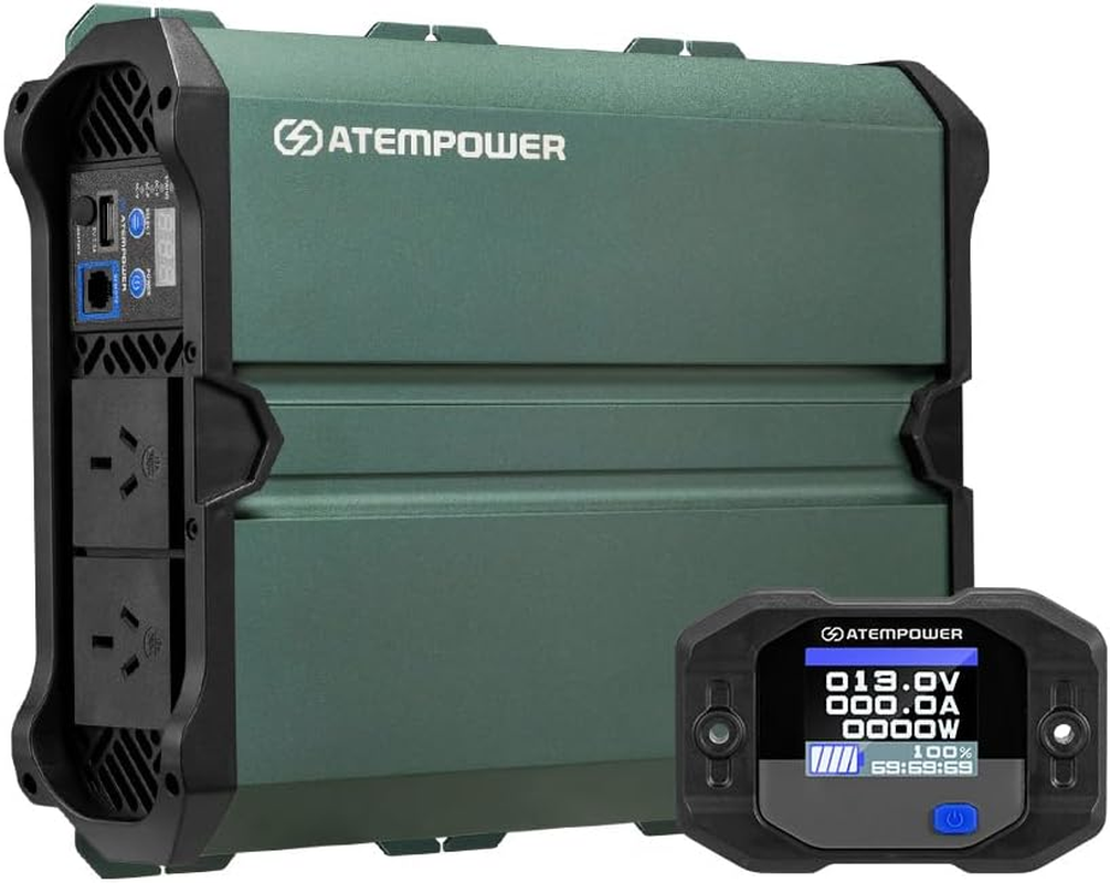 Atem Power 2000W/4000W Pure Sine Wave Inverter 12V to 240V, Unwavering Power with LCD Display & Multi-Protection, Built-In 2 AC Outlets, USB Port & Silent Smart Cooling System for Off-Grid image number 6