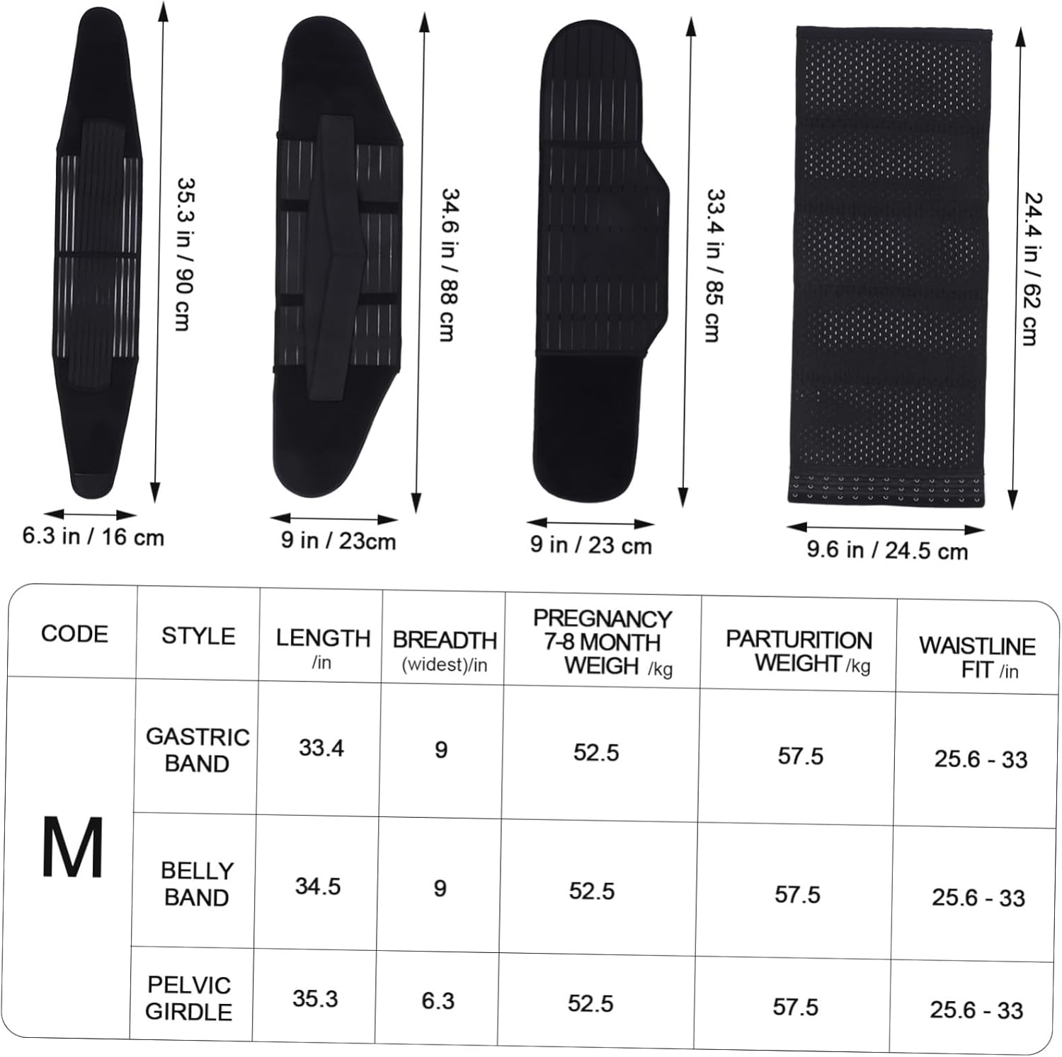 Milisten Postpartum Belly Band for Waist Trimmer Supports Abdominal Binder for Mothers Comfortable Compression for Post Birth