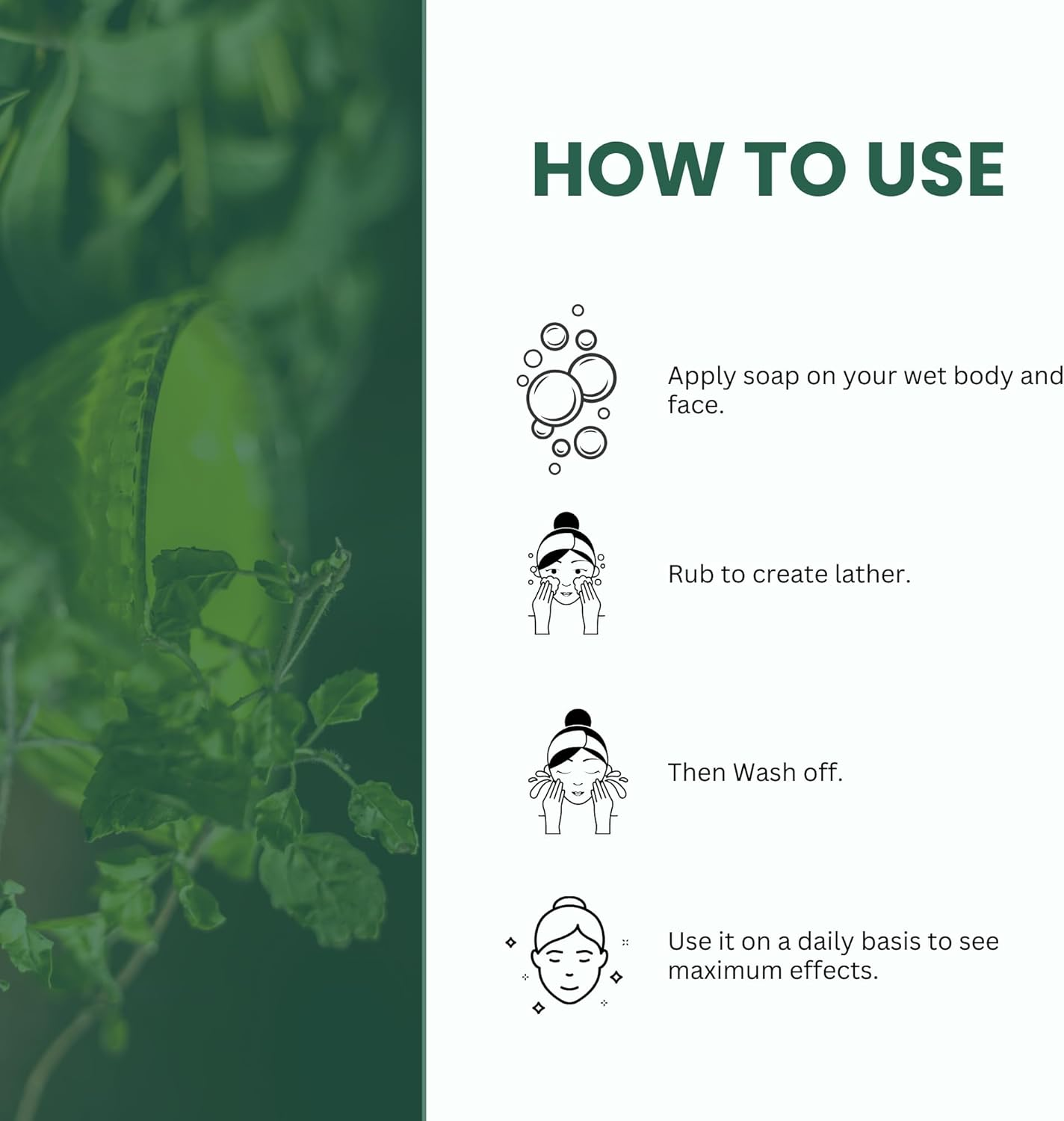 Neev Neem Tulsi Handmade Soap- the Purifying and Rejuvenating Essence 100Gm Each Set of 2 Combo