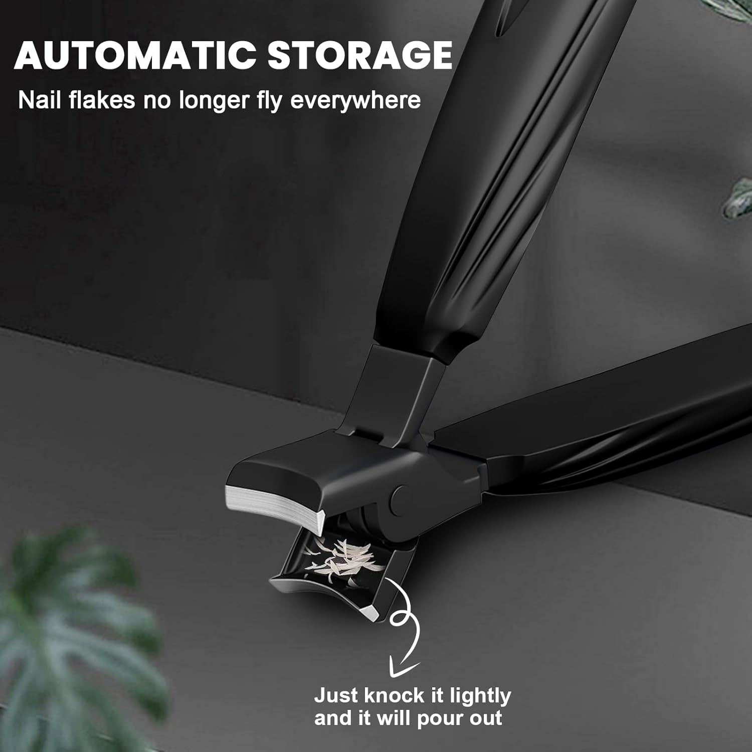 BELEVO Nail Clippers for Thick Nails, Heavy Duty Large Toenail Clippers Strong Long Handled Toe Nail Clippers for Elderly, Men and Women Nail Care Sharp Curved Nail Cutter image number 5