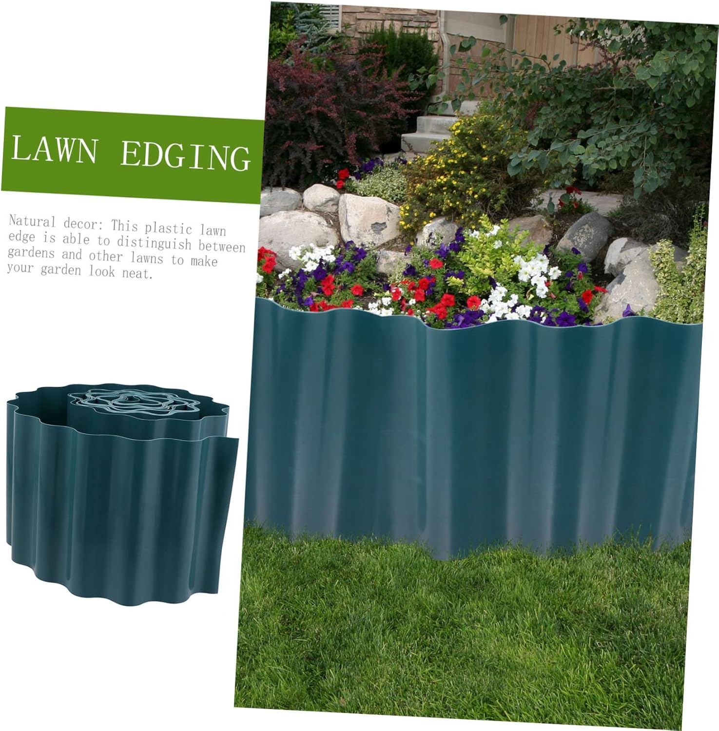 Lawn Flower Bed Edging Courtyard Fence Beautiful Appearance Safe Easy to Use Flower Bed Fencing image number 1