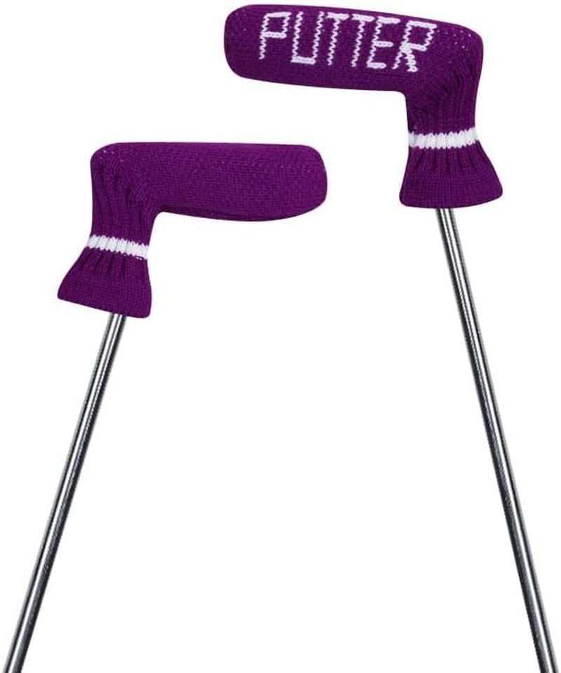 Scott Edward Blade Putter Cover Knitted, 1 Piece in Pack, Fits Golf Blade Putters Cute and Soft image number 3