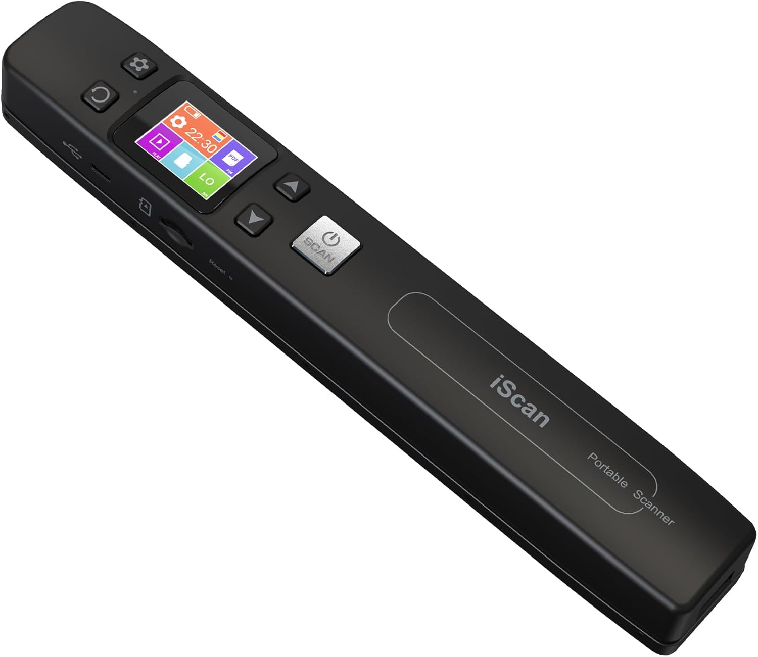 AUTENS Portable Handheld Scanner Included 16G SD Card, Wand Scanner for A4 Documents Pictures Pages Texts Receipts Books up to 1050DPI, Colorful LCD Display, Uploads via USB Cable, No Driver image number 6