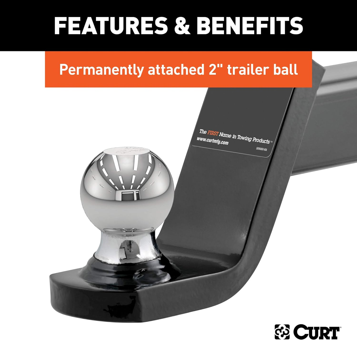 CURT 45154 Fusion Ball Mount image number 4
