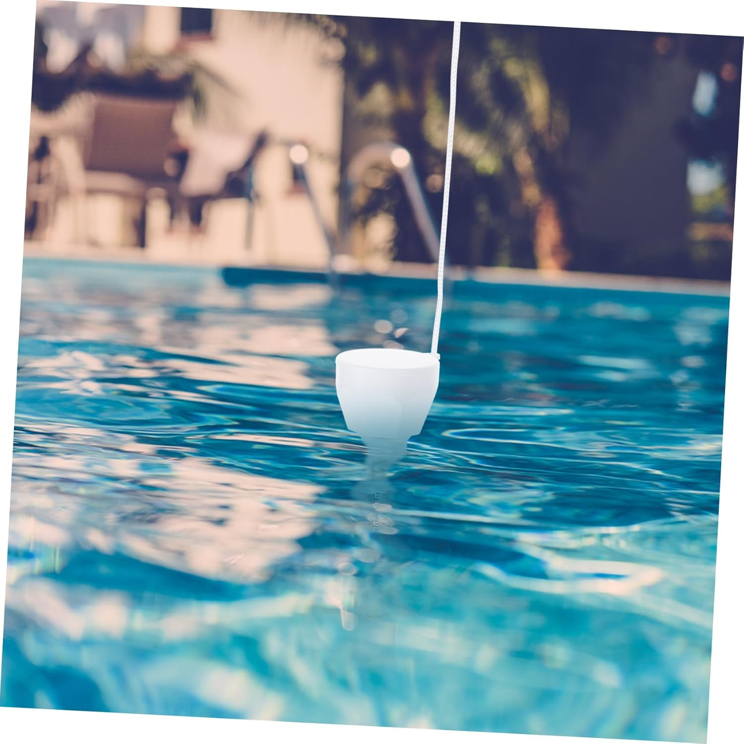 Luxshiny Swimming Pool Floating Thermometer for Accurate Water Temperature Measurement Dual Fahrenheit Celsius Display Fast Reading Pool Temperature for Hot Tubs Ponds Bath Use Safe Bath image number 1