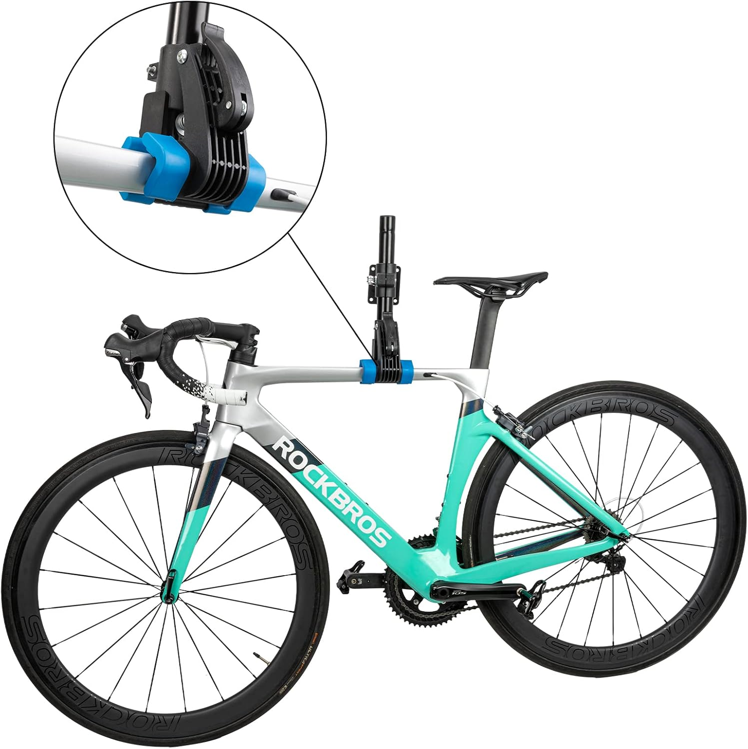 ROCKBROS Bike Repair Stand Bench Mount Home Bike Stand for Maintenance Bike Clamp Workbench Work Stands Bicycle Repair Rack for Road Mountain MTB Bikes image number 6