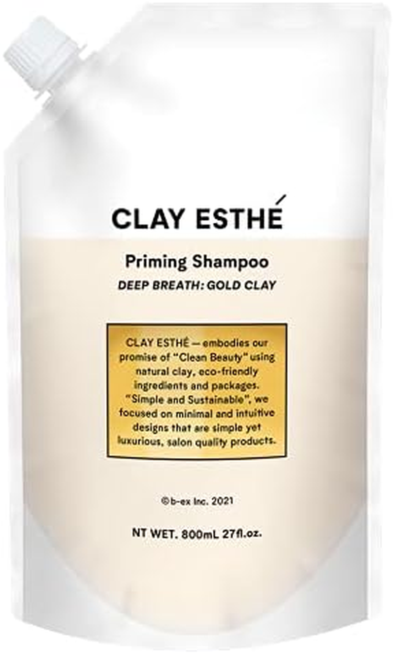 BX Crayeste Priming Shampoo, Gold Clay, 27.1 Fl Oz (800 Ml) image number 3