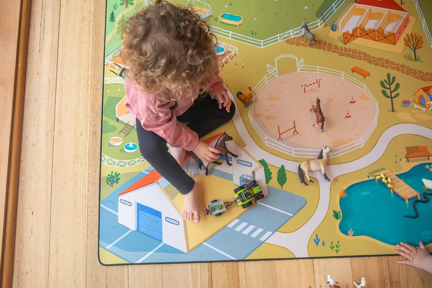 Habitat Mat the Farmer Farm Play Mat, 1.5 M X 0.9 M Size image number 1