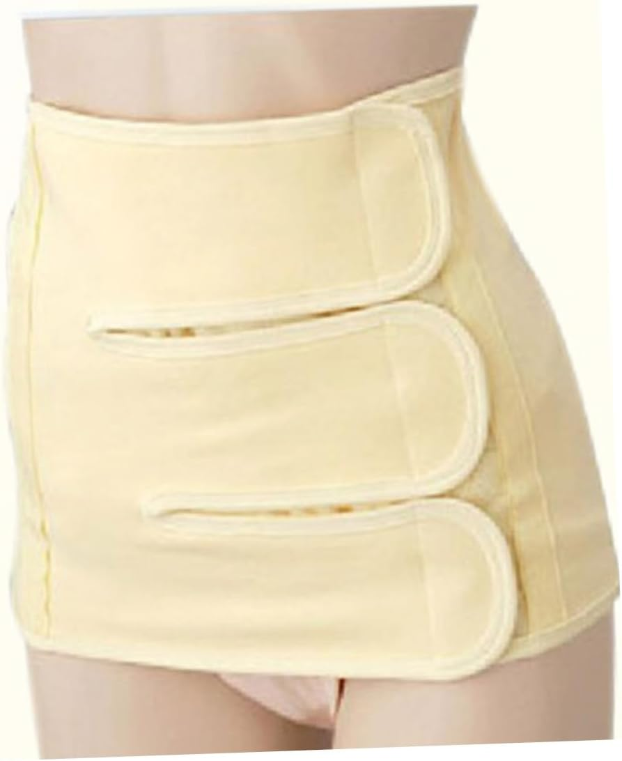 Postpartum Belly Wrap Band for Women XL Cotton Girdle Yellow Maternity Support for Cesarean Birth Comfortable and Breathable Design Easy to Use for Mothers image number 2