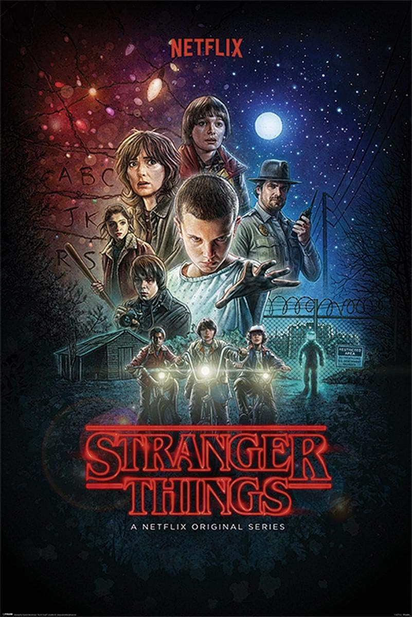 Close up Stranger Things Poster Set of 3 Season 1, 2 and 3 (61Cm X 91,5Cm)