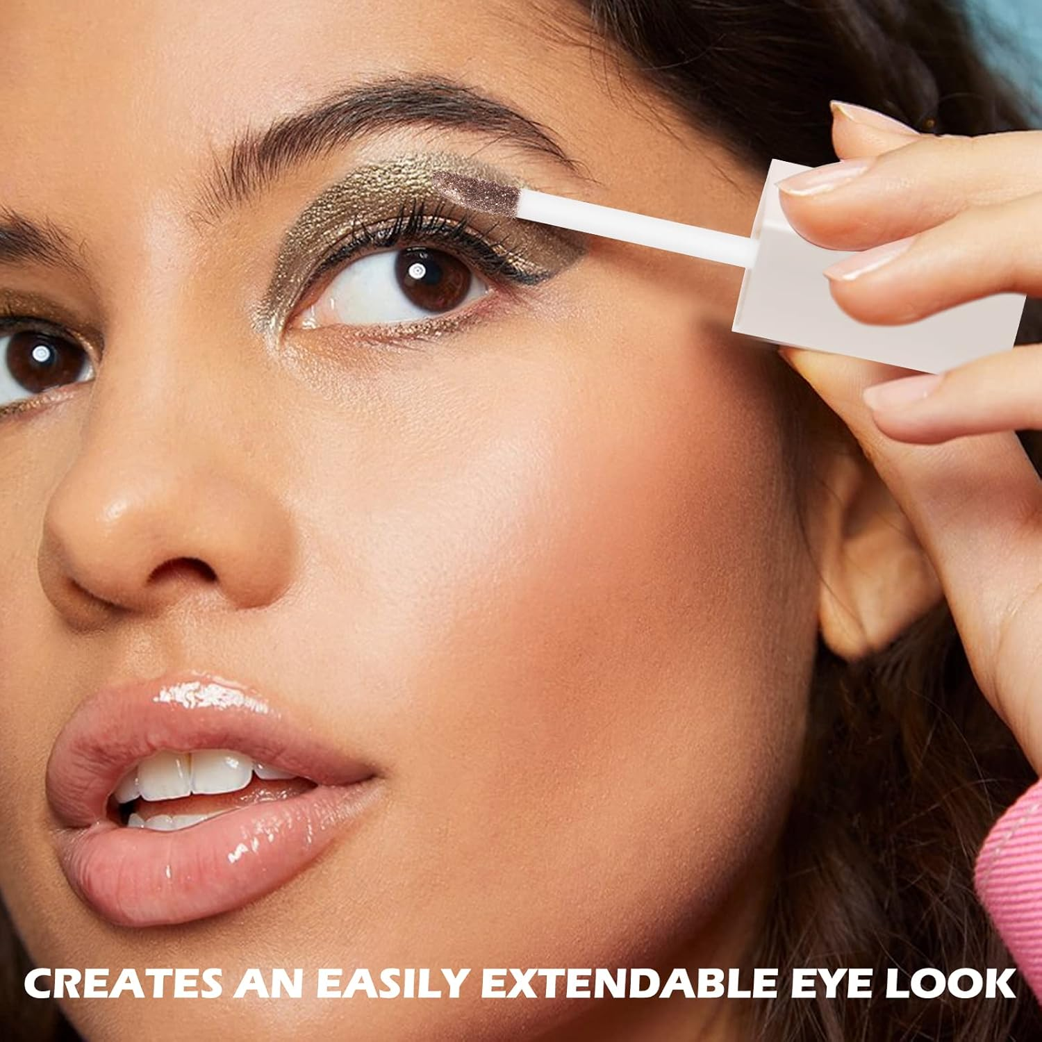 Boobeen Liquid Glitter Eyeshadow, Sparkling Metallic Eye Shadow with Applicator, Quick Drying, Highly Pigmented Colors for Multi-Dimensional Eye Look - 06 image number 5