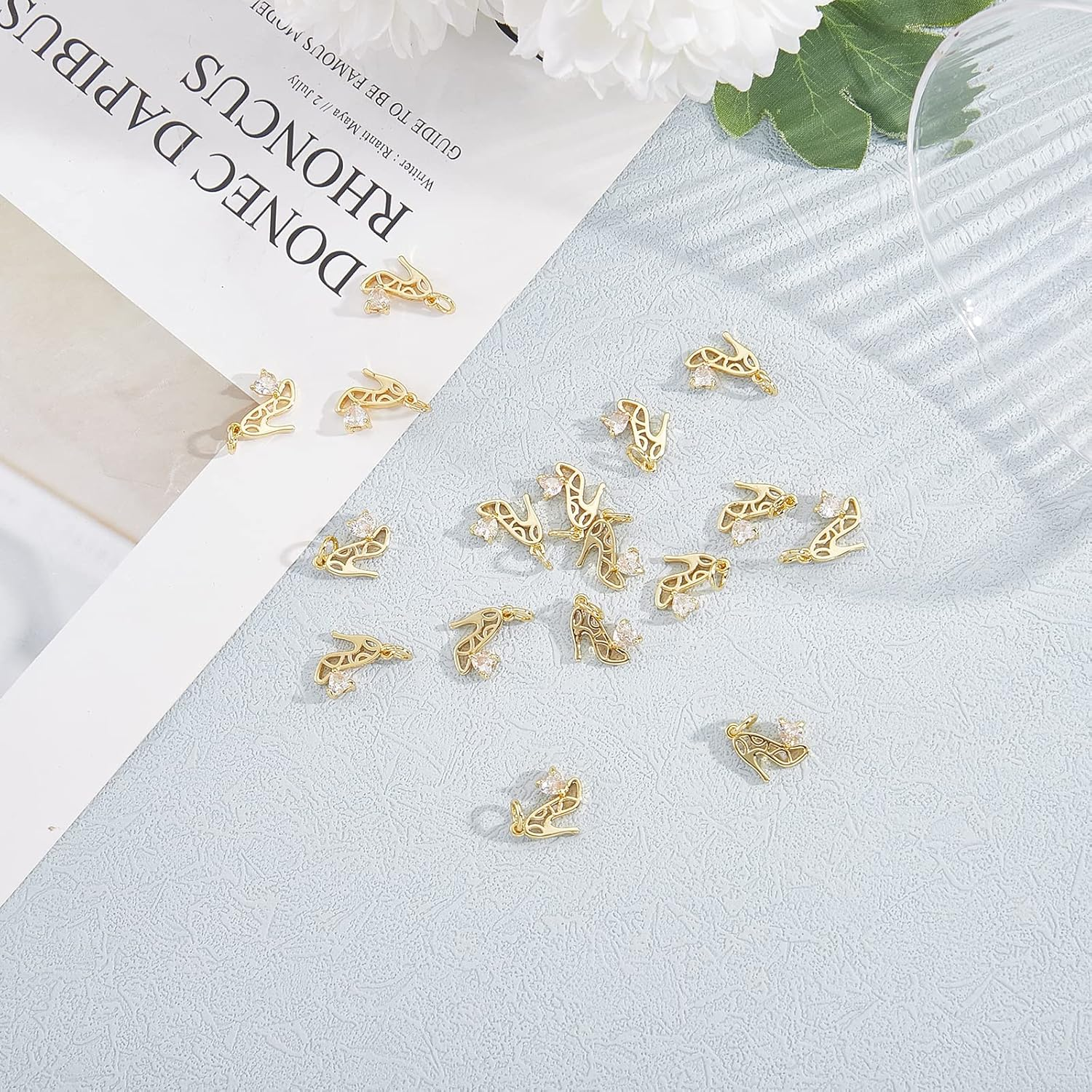 Brass Animal Mix Charms - Shamrock Pendants 50 Pieces image number 6