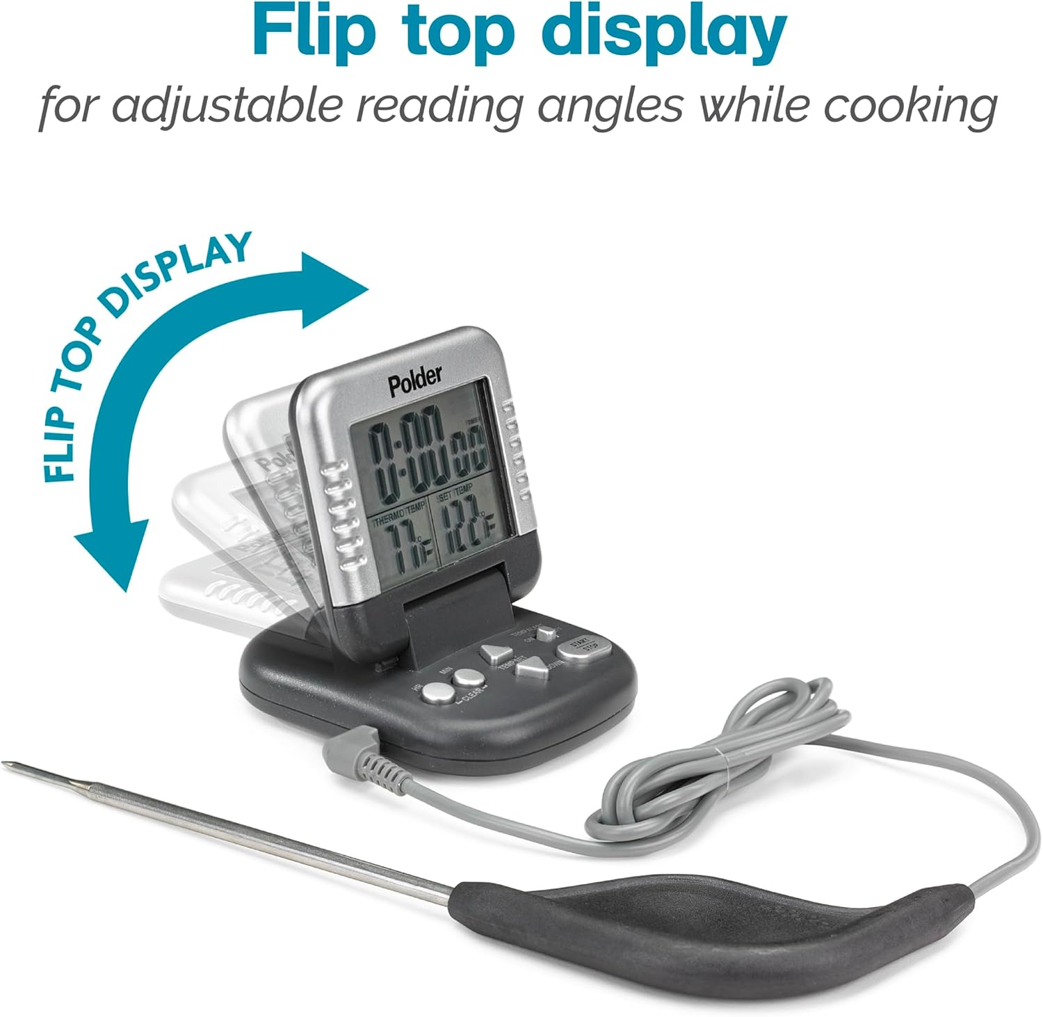 Polder Digital In-Oven Thermometer & Timer image number 5