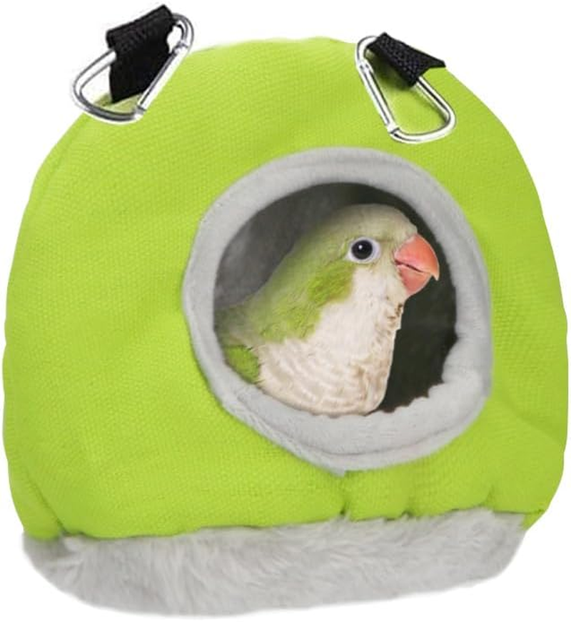 CUEMOON Hanging Nest Bird House Hanging Bird Cage Bird Bed for Macaws Budgies Cockatiels Cockatoo Canary Random Color image number 3