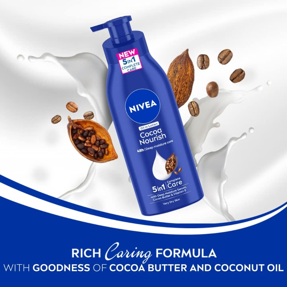 Nivea Cocoa Nourish Body Lotion 400Ml image number 1