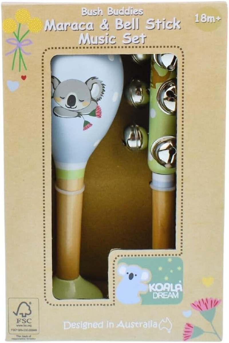 Koala Dream - Bush Buddies Australian Animals Maraca & BELLSTICK Set image number 6