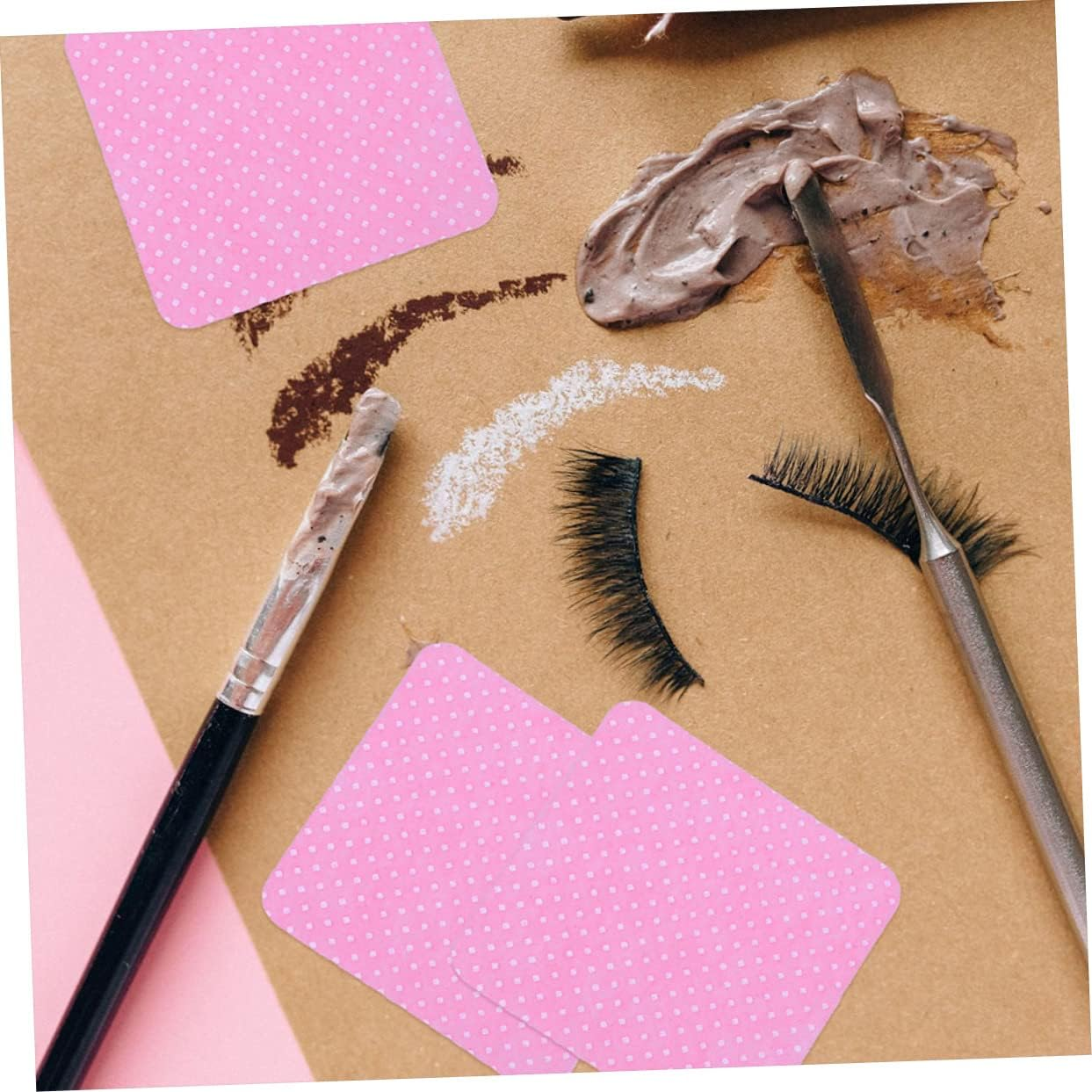 800Pcs Cleaning Pads Glue Cleaning for Eyelash Glue Bottle Accessory Wiping Cotton in Salon image number 2