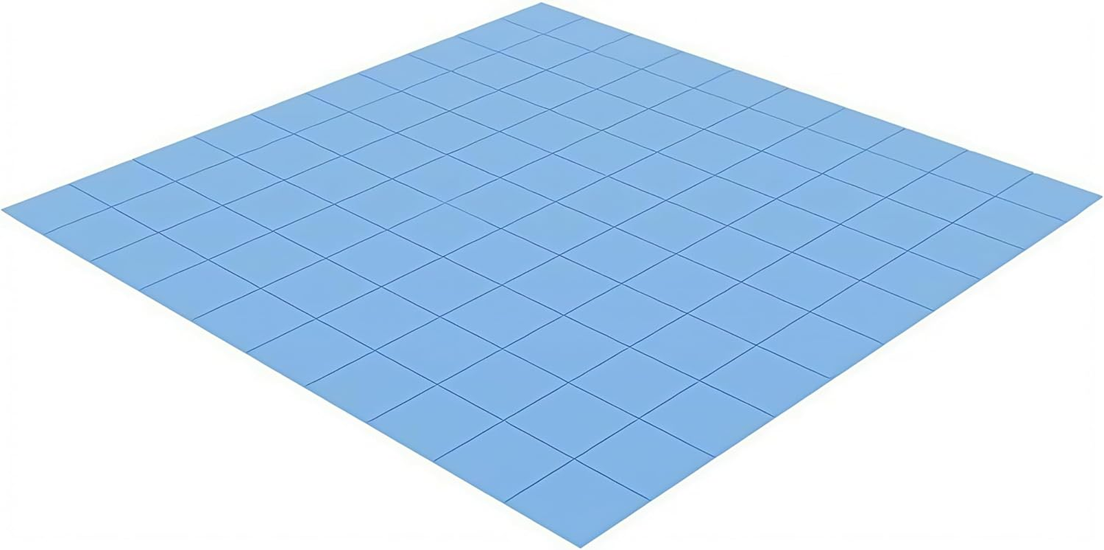 ADWITS 100 Pieces 10X10X1Mm Thermally Conductive Silicone Pads, Soft Cooling Pad for GPU LED PSU TV DDR Module IC Chipset -Blue image number 6