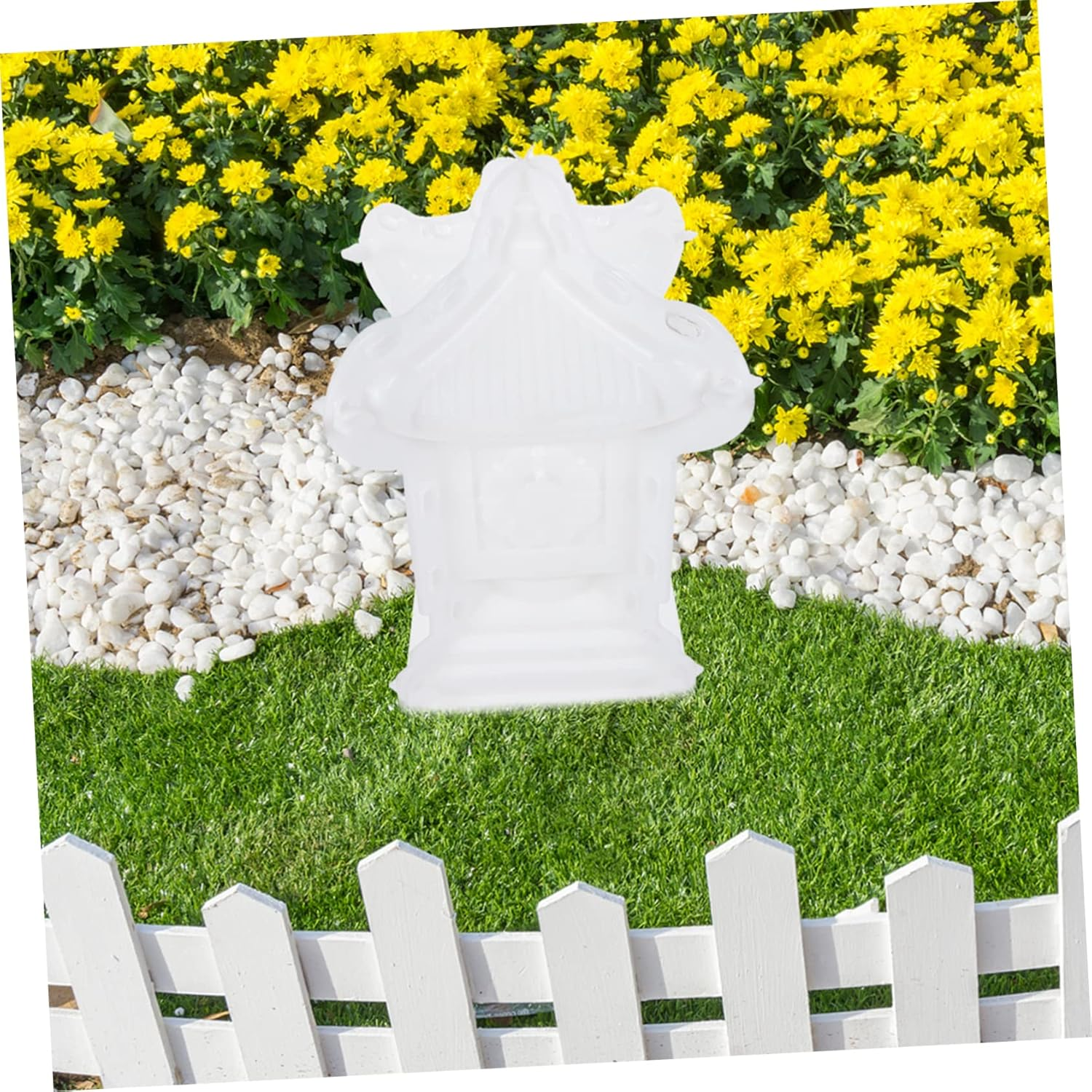 Balustrade Top Ornament Mould Concrete Pavilion Diy Mold Plastic Garden Edge Decor image number 5