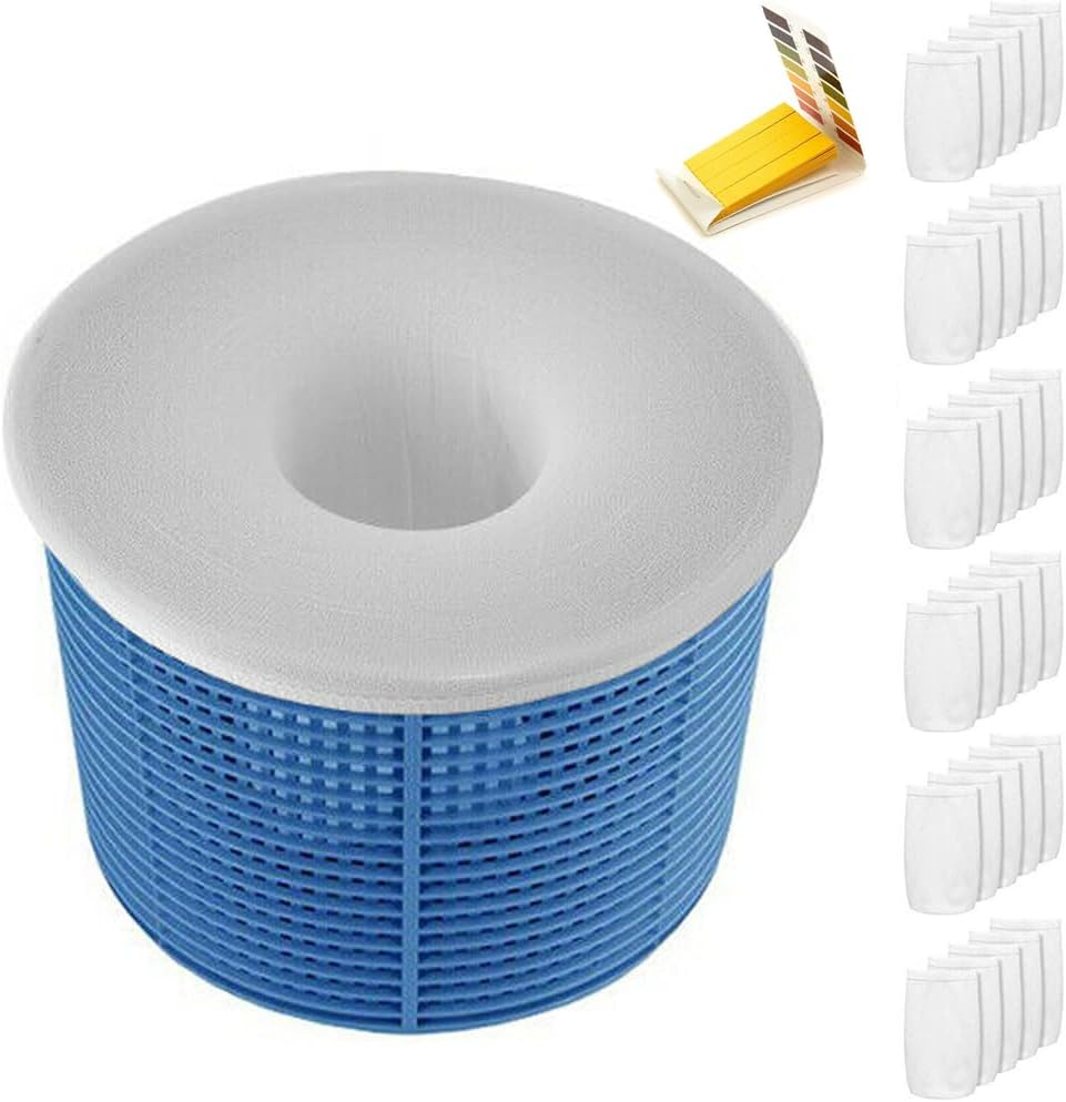 Bysameyee 30-Pack of Pool Skimmer Socks, Filter Pool & Spa Savers for Baskets Net and Skimmers to Protect Your Inground or above Ground Pool, Skimmers Clean Debris and Leaves image number 3