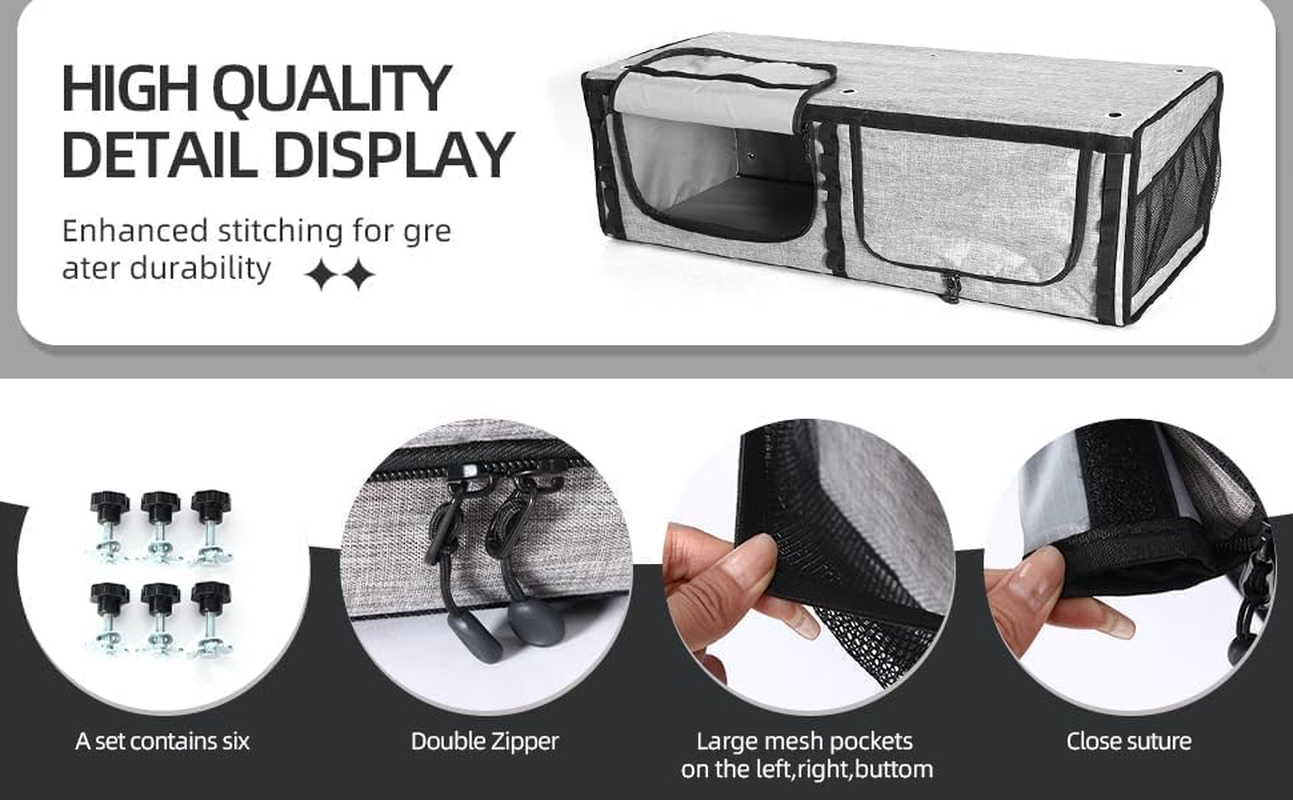 Camper Van Overhead Soft-Sided Storage Cabinet 36" for Peugeot Boxer, Fiat Ducato,Mercedes Sprinter image number 5