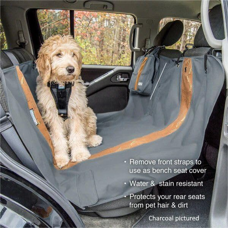 Kurgo Wander Hammock Cover, Dog Car Seat Protector, Durable Scratch-Resistant Material, Waterproof, 140 X 142 Cm, Black - Grey image number 7