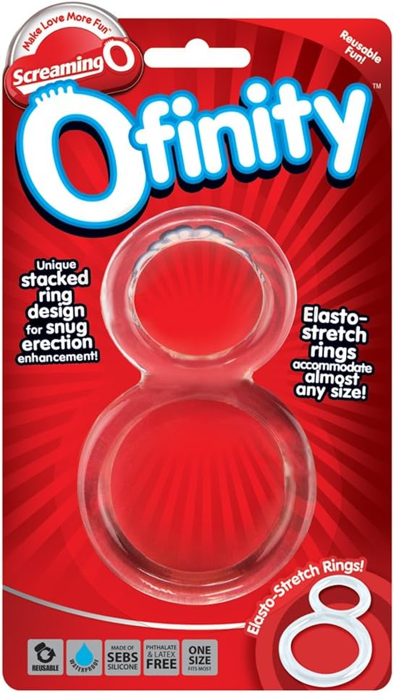 SCREAMING O Ofinity Cock Ring, Clear image number 5