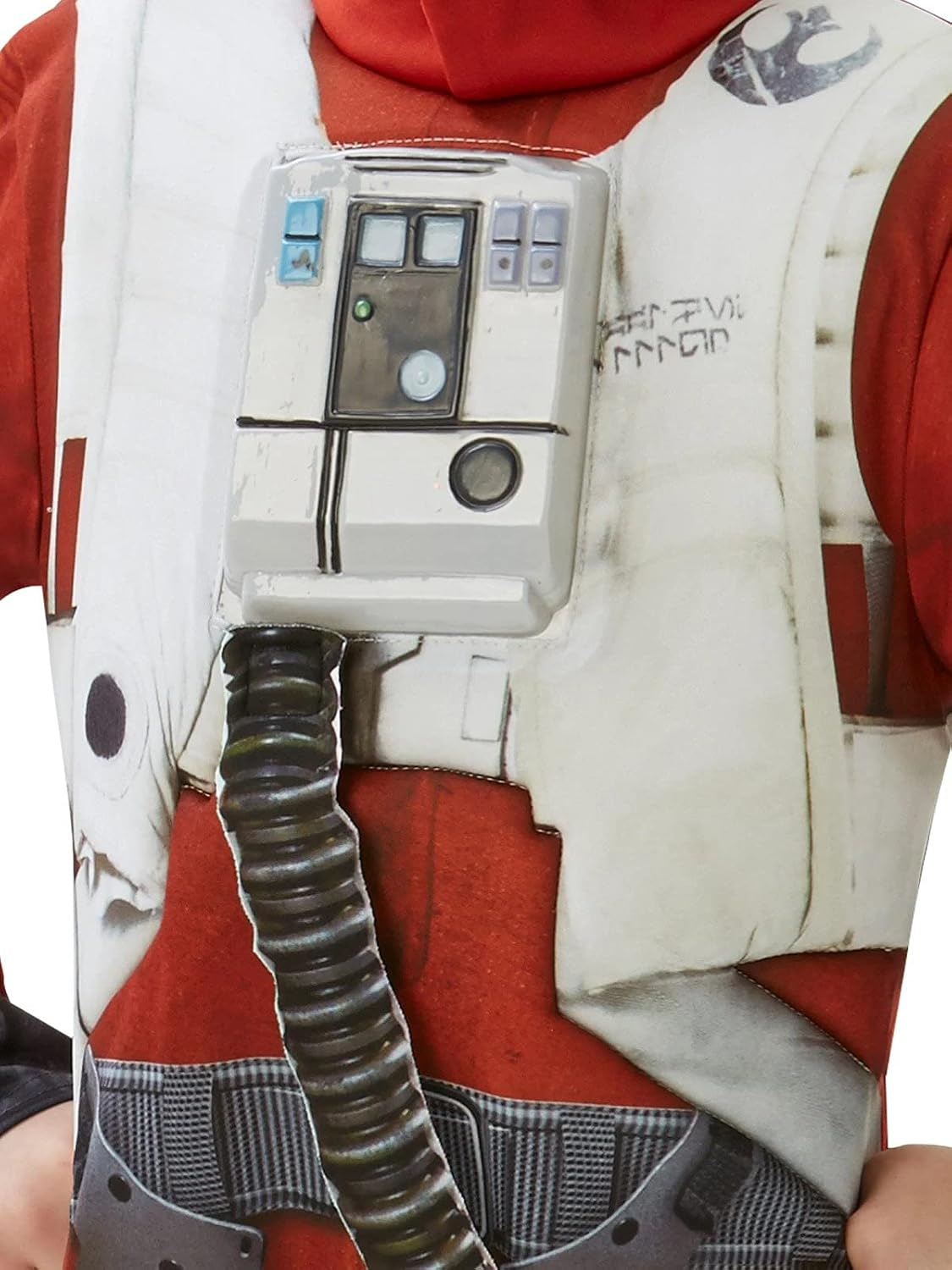 Poe Dameron X-Wing Fighter Deluxe Costume for Kids - Star Wars - Medium (5-6 Yrs)