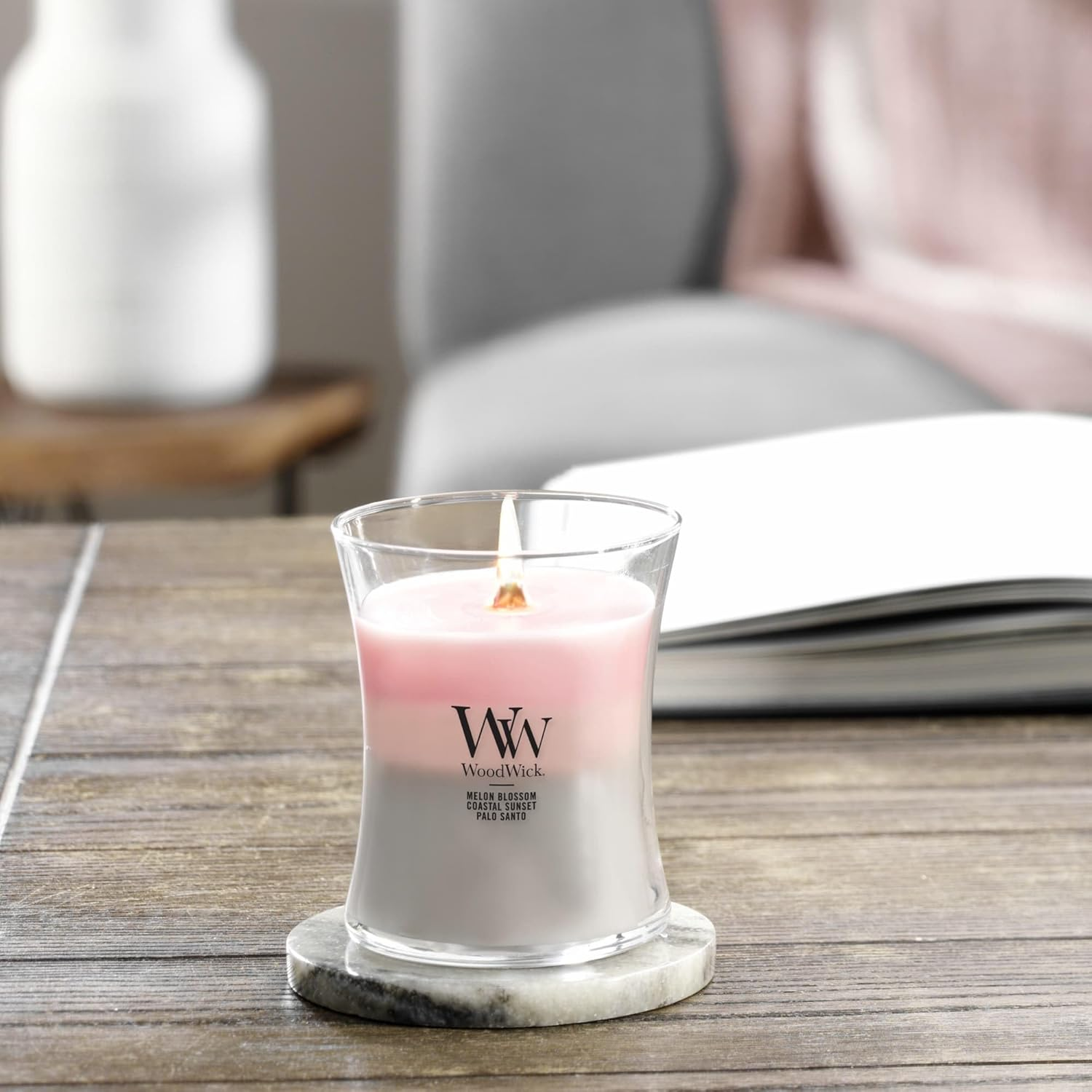 Woodwick Shoreline Trilogy Jar Candle, Medium image number 2