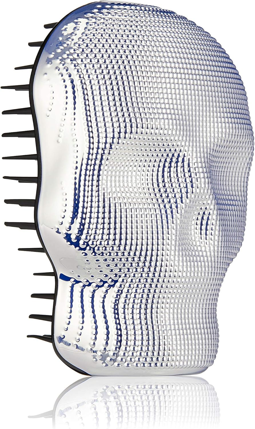 Tangle Angel Rebel - Detangling Hair Brush, Studded White Chrome image number 5