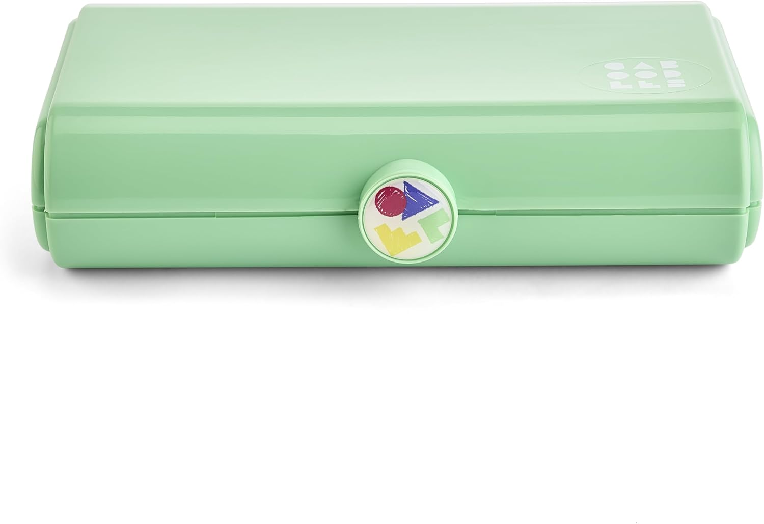 Caboodles Take It Tote, Crayola Limited Edition Retired Colors, Magic Mint, Makeup Travel Case with Large Built-In Mirror, Autoopen Tray, Snap-Tight Lid, Ideal for Quick Touch Ups on the Go