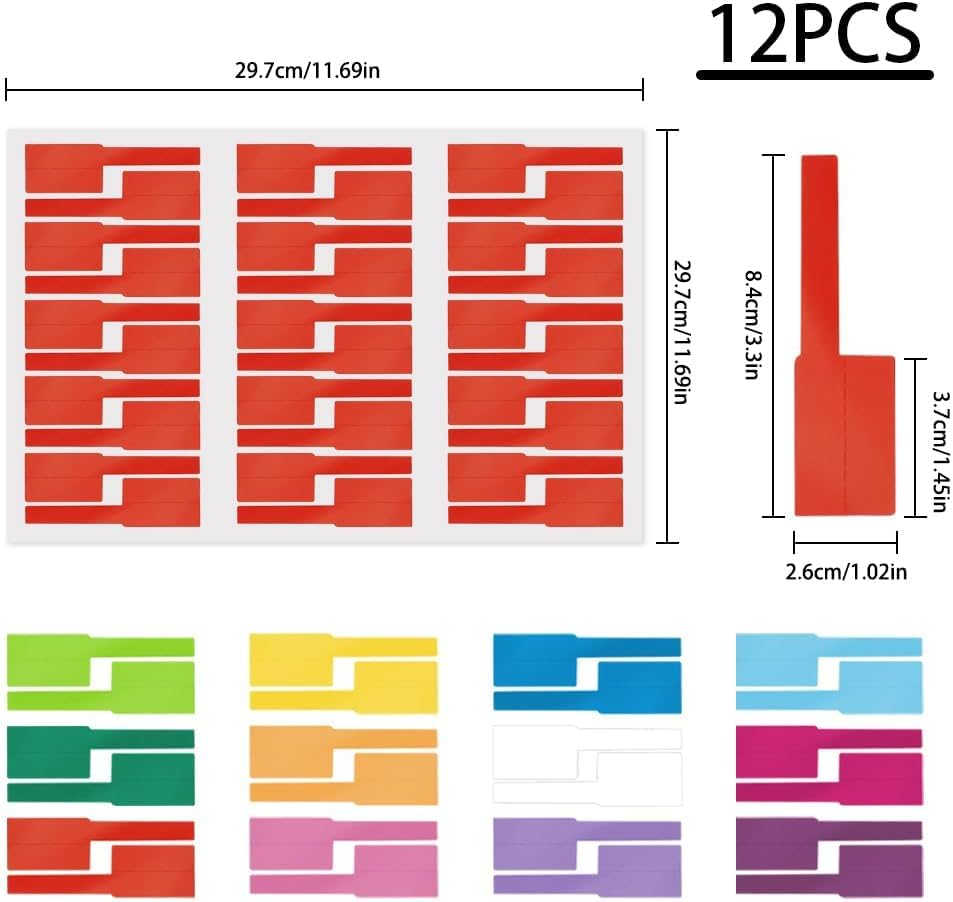 Cable Labels Cord Organizer Waterproof Labels 360Pcs Network Cable Labels Tags Label Stickers Labels Tags for Labeling Sticky Labels Cord Label Tags Wire Identification Labels Electrical Wire Tags image number 6
