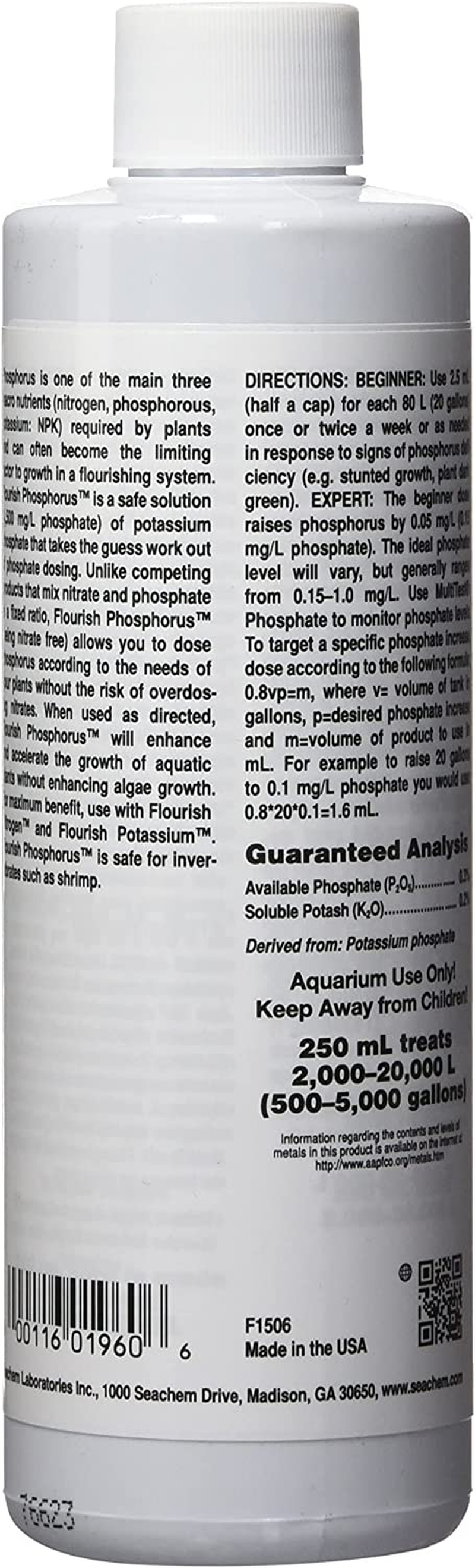 Seachem Flourish Phosphorus for Planted Aquarium (SC19606)