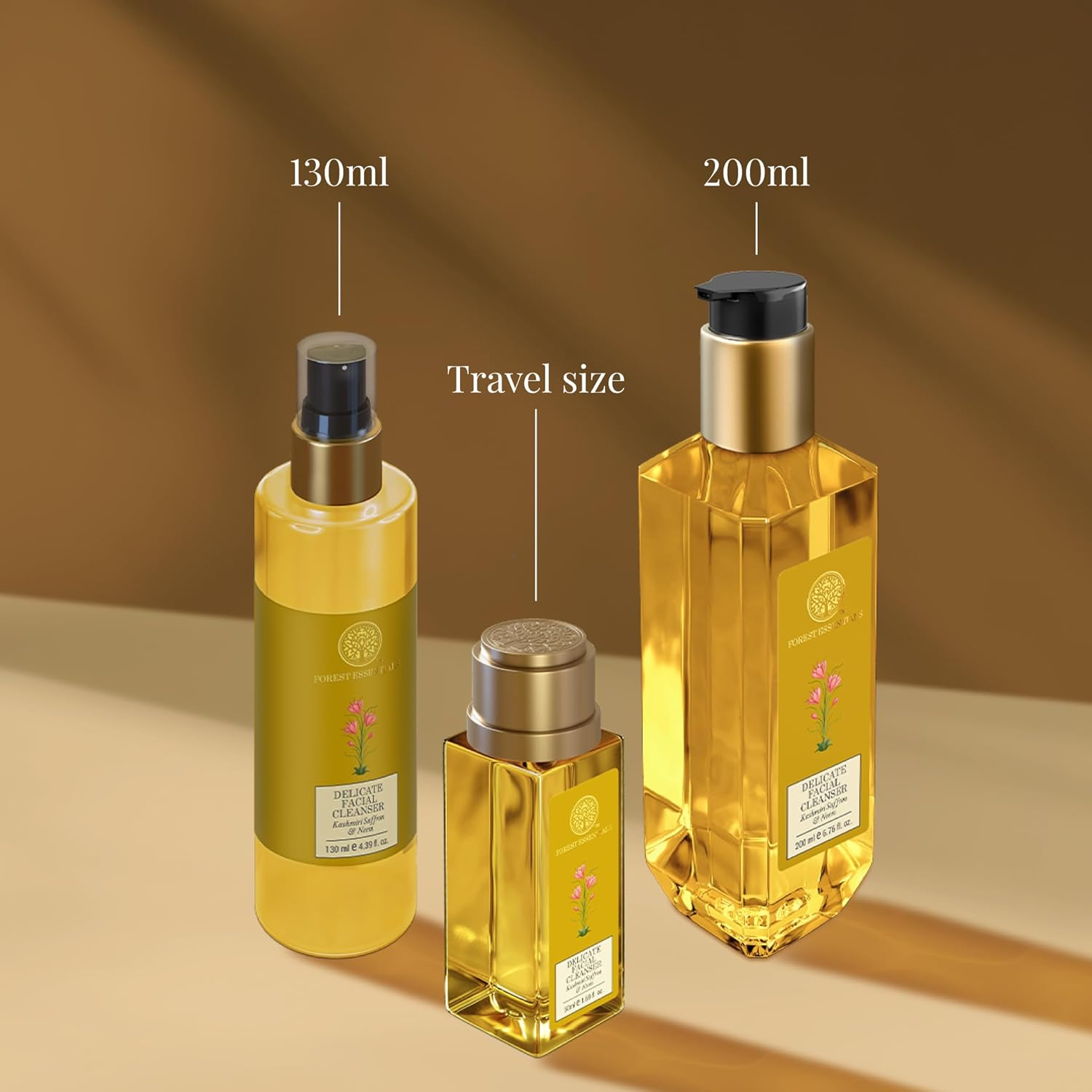 Forest Essentials Delicate Facial Cleanser Saffron & Neem