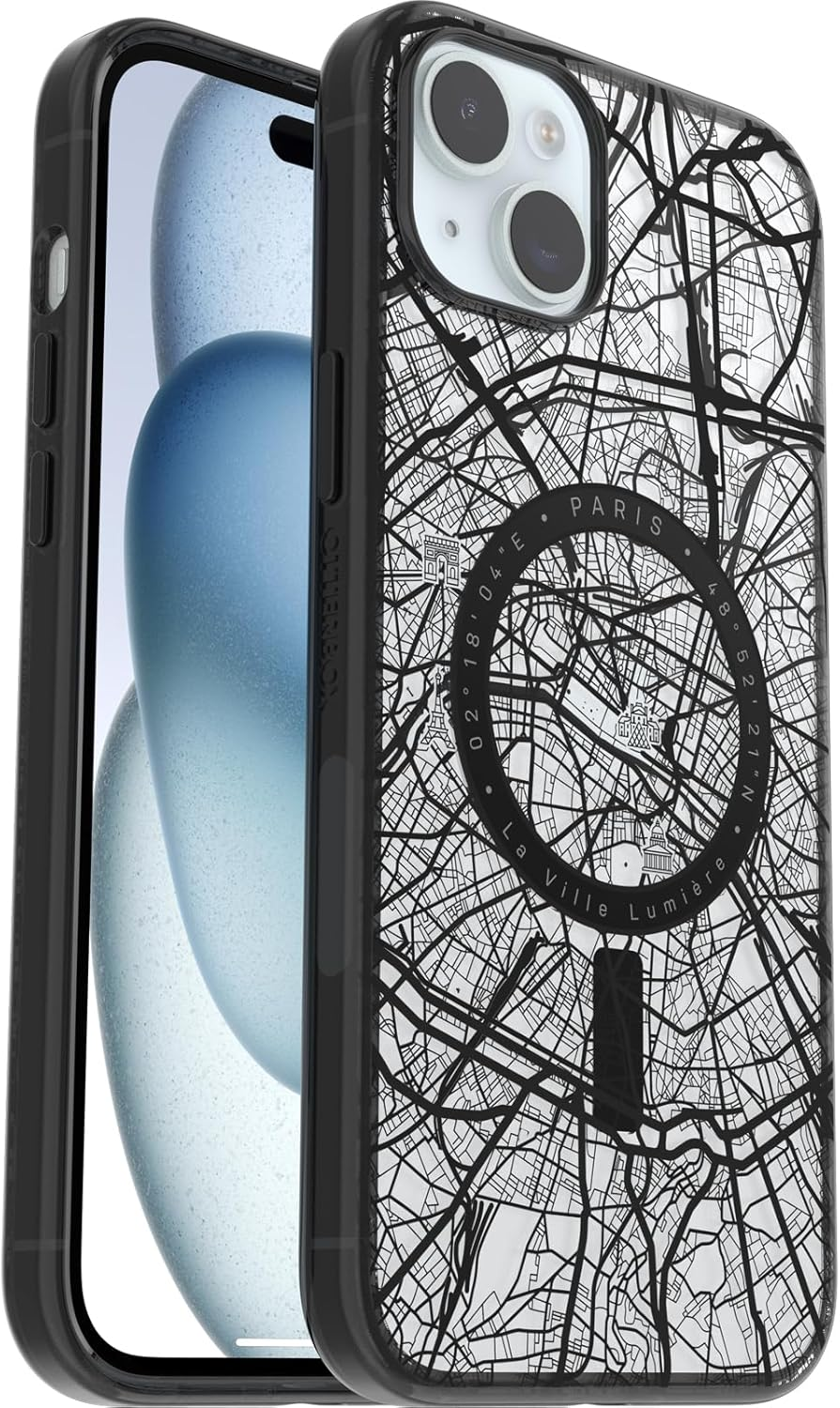 Otterbox Clear Case Series with Magsafe for Iphone 15 Plus, Shockproof, Drop Proof, Ultra-Slim, Protective Case, 3X Tested to Military Standard, Narwhal - Mako image number 5