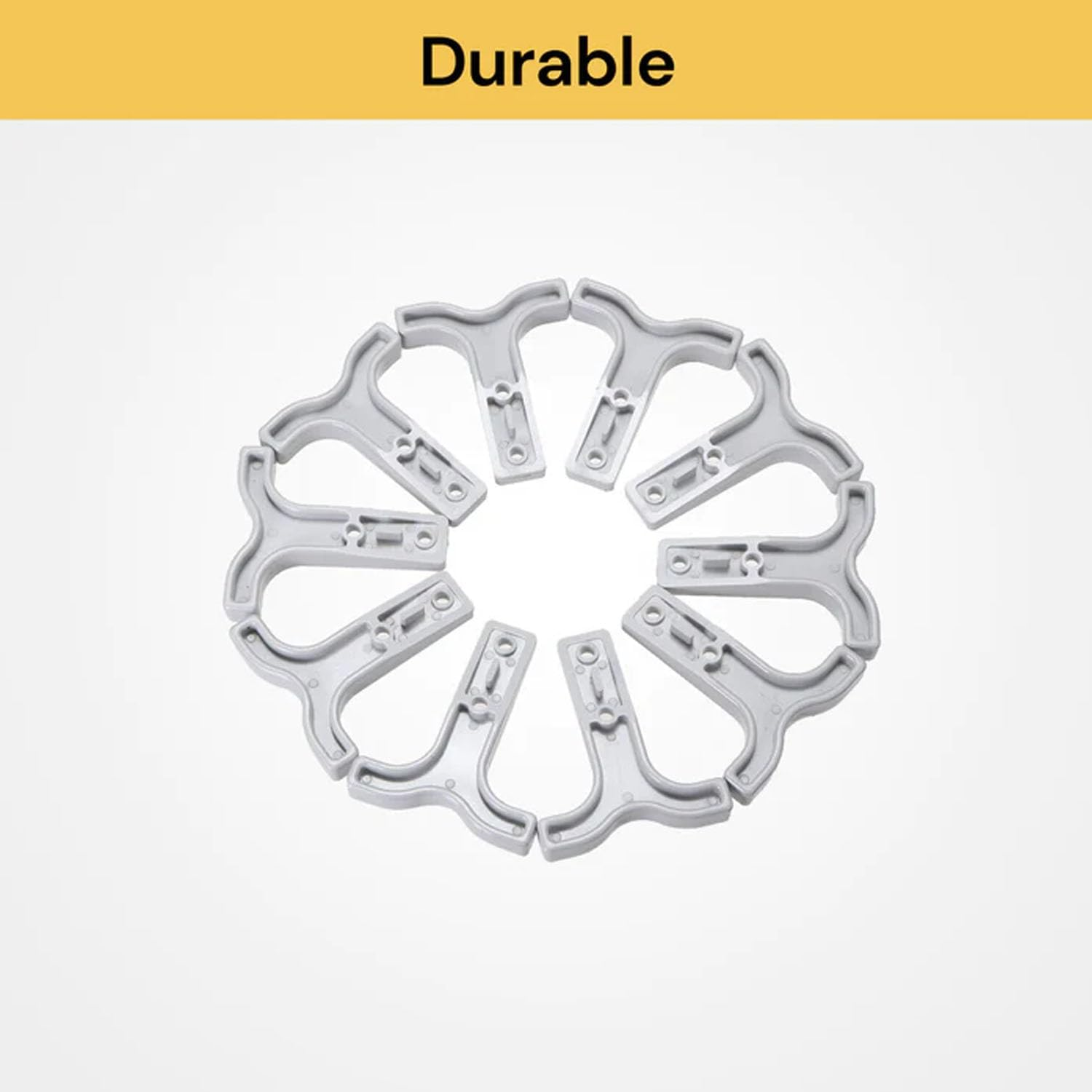 EZONEDEAL 10PCS Grey T Bar Handle for Anderson Style Plug Connectors Tool 50AMP 12-24V, Silver-Plated Copper Terminals, Interchangeable Design, Corrosion Resistant, Includes Nuts and Bolts image number 6